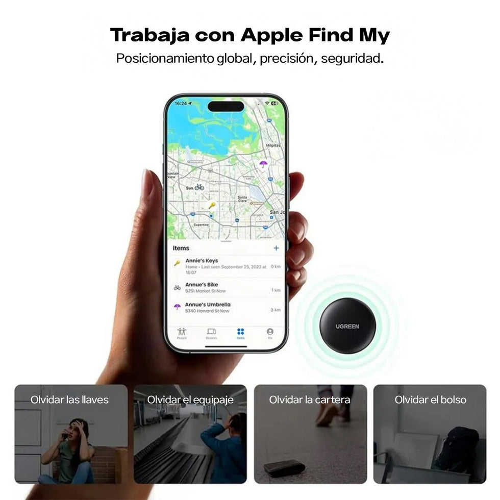 LOCALIZADOR INTELIGENTE UGREEN SMARTTAG APPLE FIND MY 60387 - 4