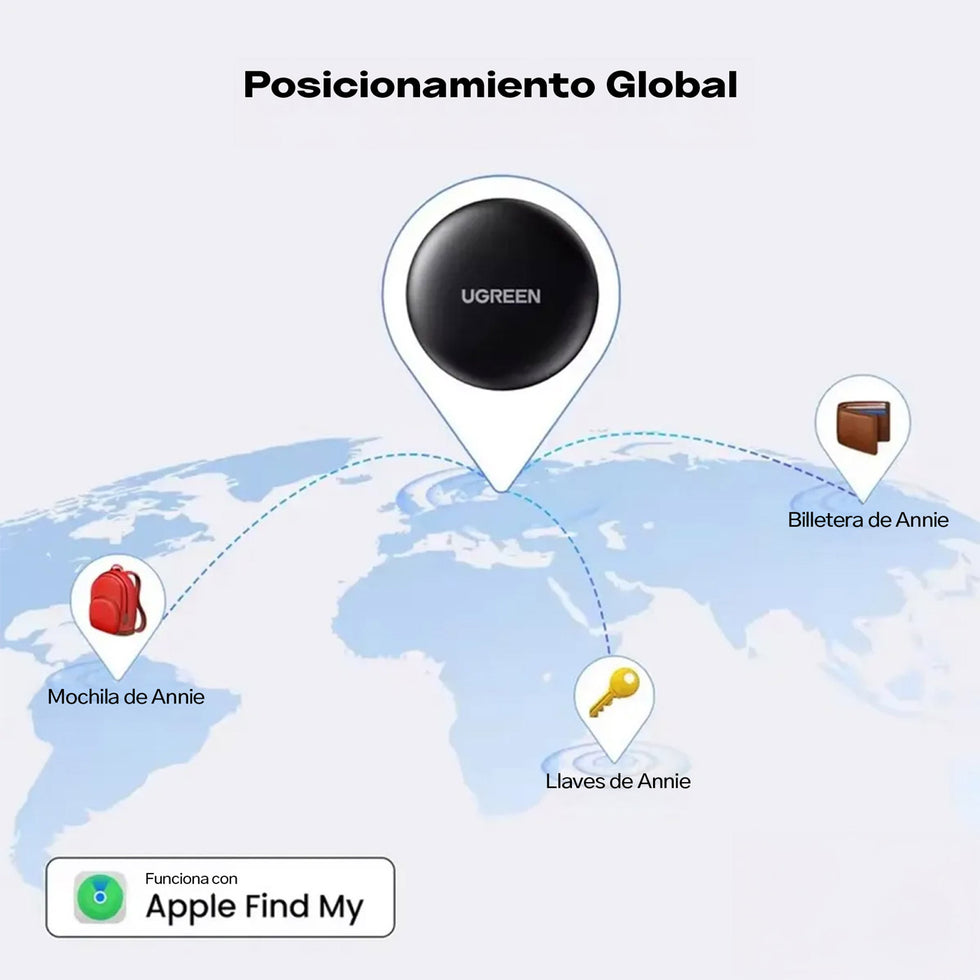 LOCALIZADOR INTELIGENTE UGREEN SMARTTAG APPLE FIND MY 60387 - 5