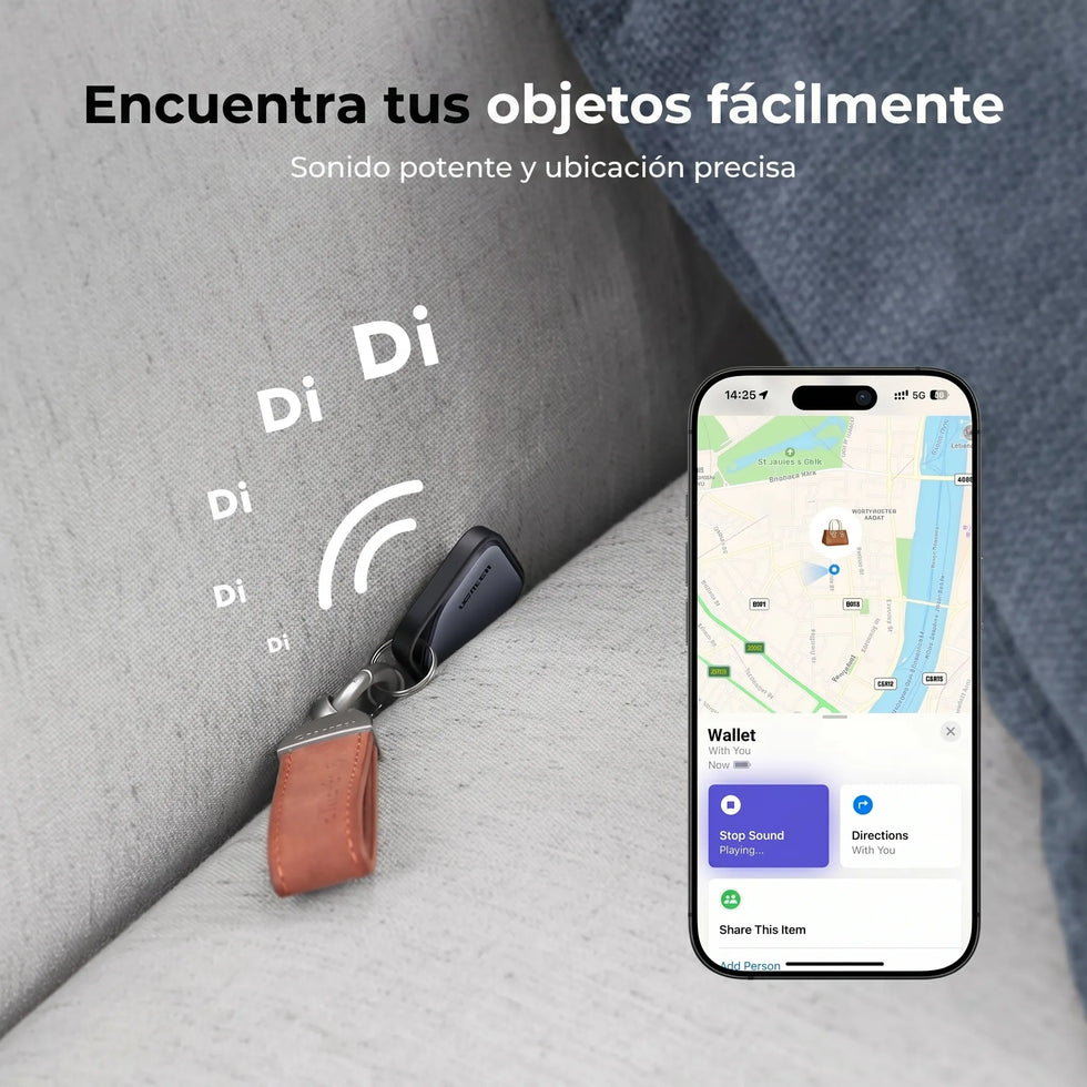 LOCALIZADOR INTELIGENTE UGREEN CM816 APPLE FIND MY 45297 - 4