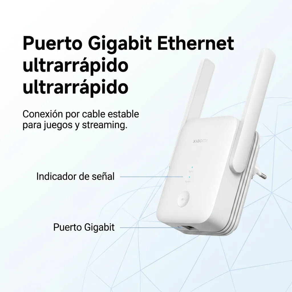REPETIDOR WIFI 6 XIAOMI AX1500 DOBLE BANDA DVB4514GL - 4