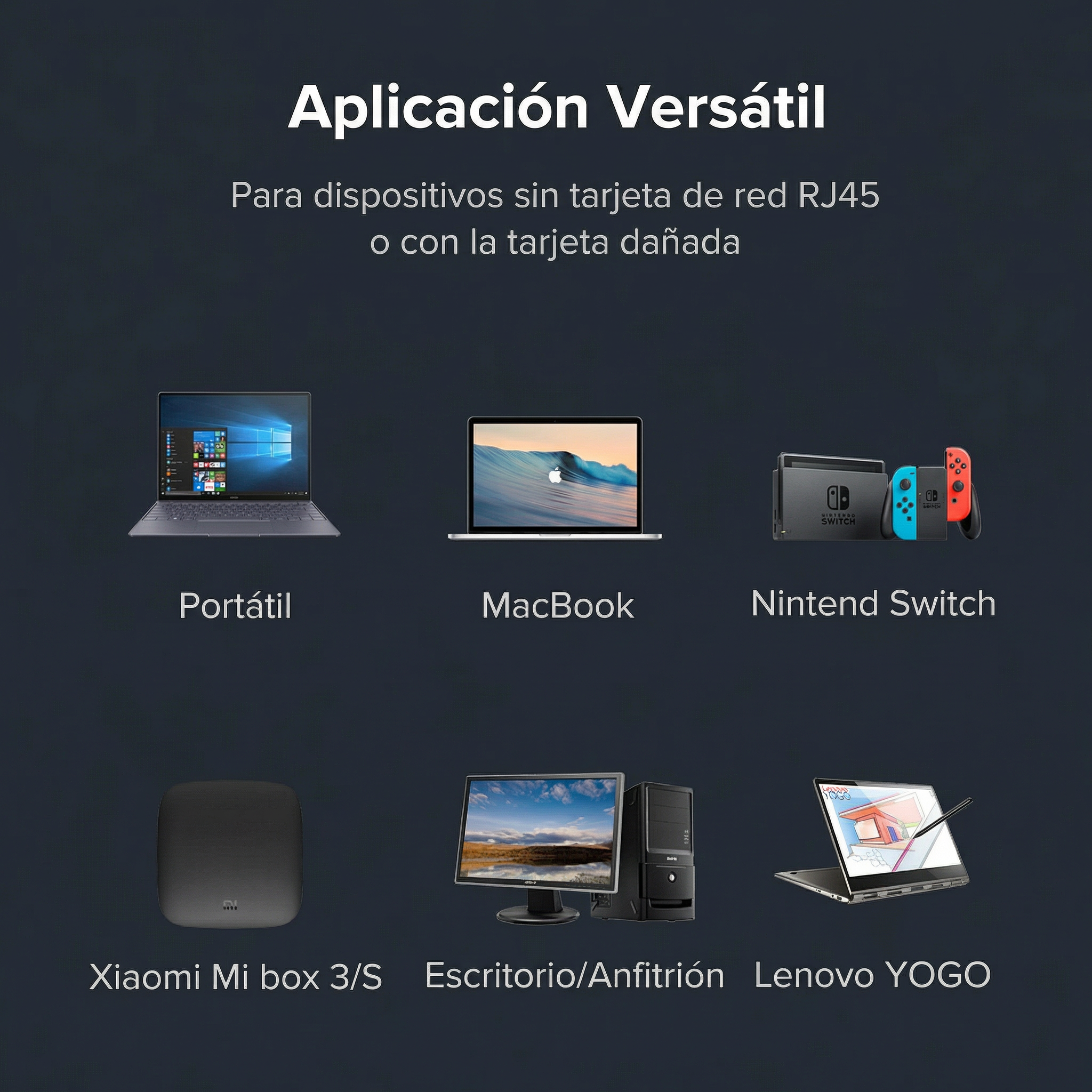 ADAPTADOR DE RED UGREEN USB 3.0 A GIGABIT ETHERNET RJ45 50922 - 5