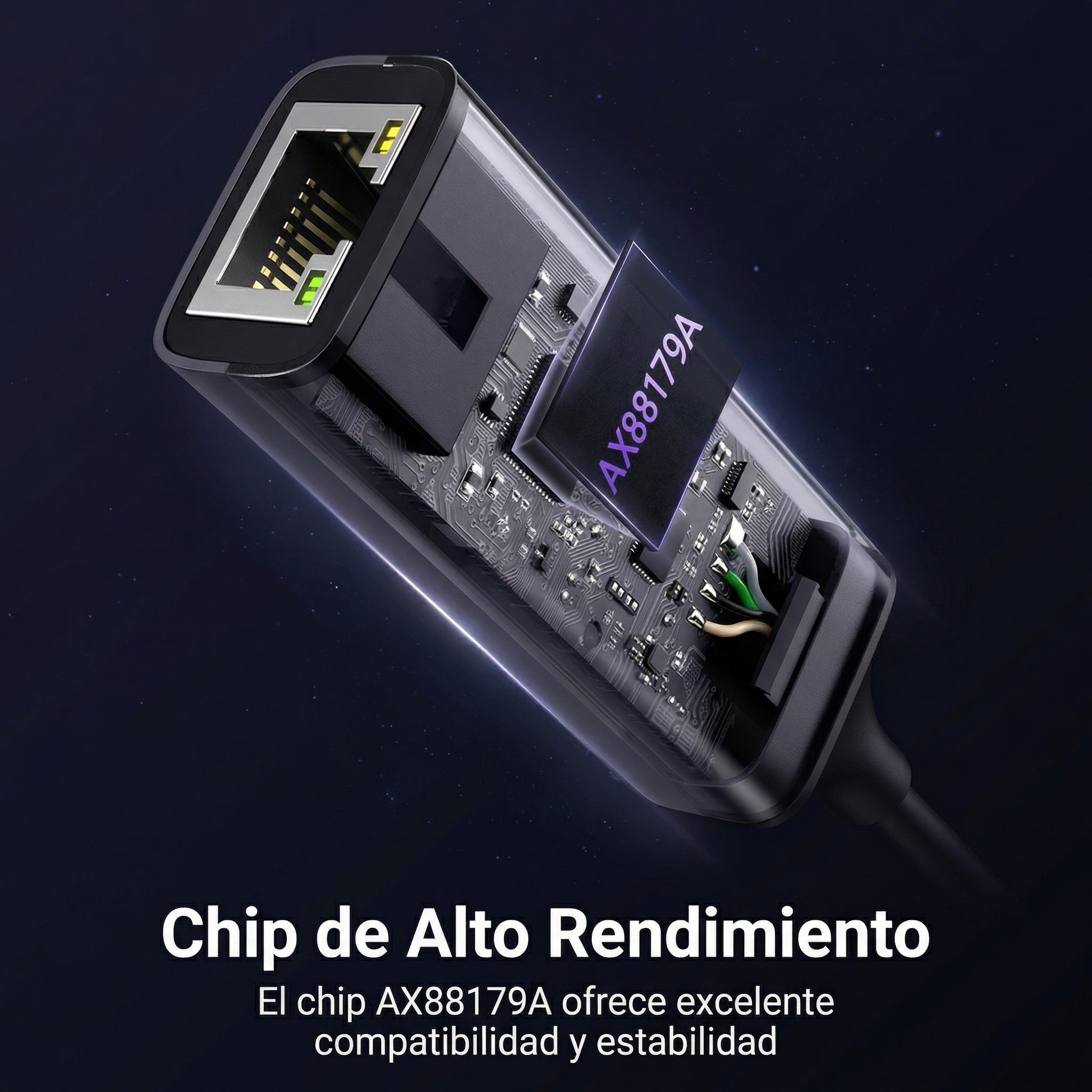 ADAPTADOR DE RED UGREEN USB-C A GIGABIT ETHERNET RJ45 50737 - 3