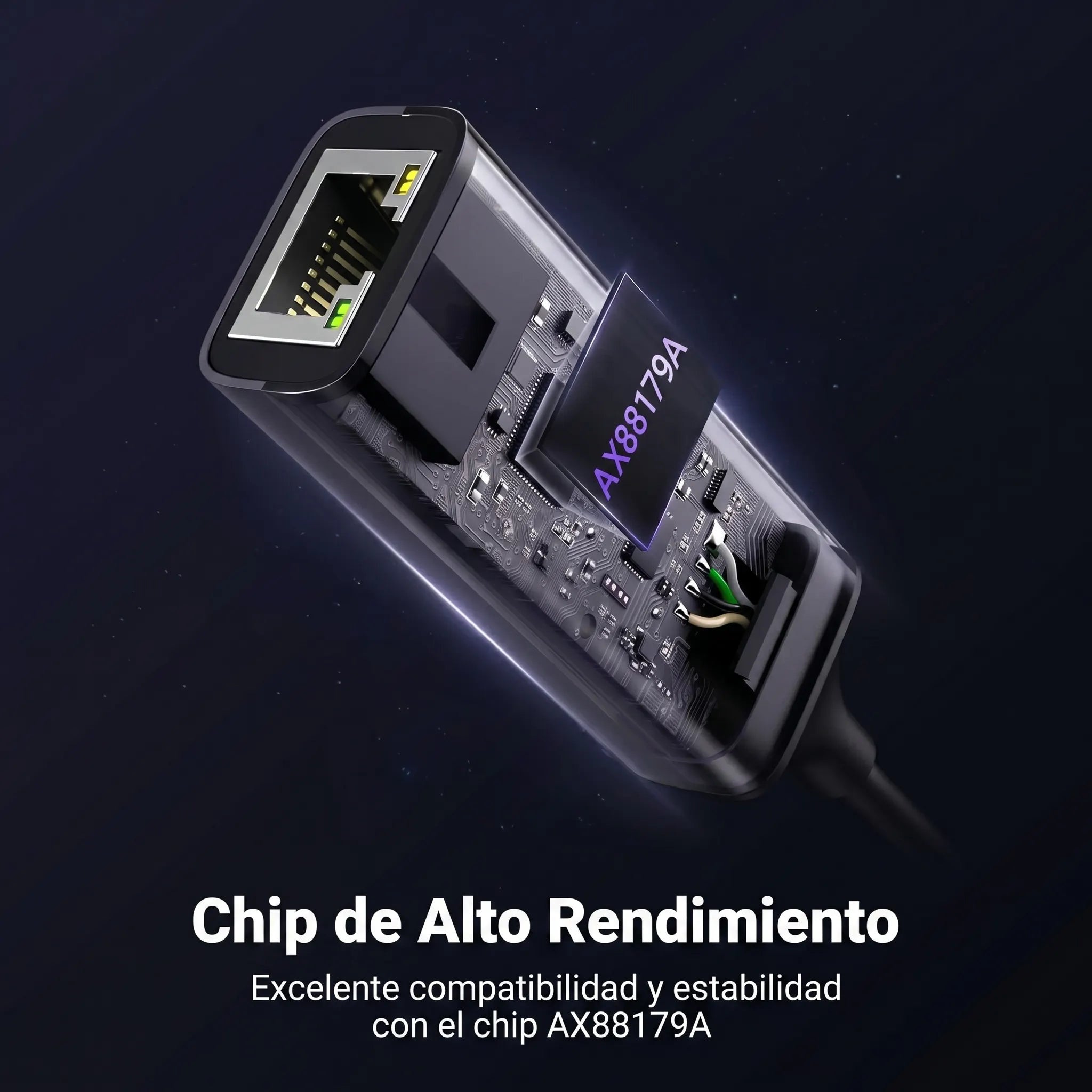 ADAPTADOR DE RED UGREEN USB-C A GIGABIT ETHERNET RJ45 CM483 40322 - 4