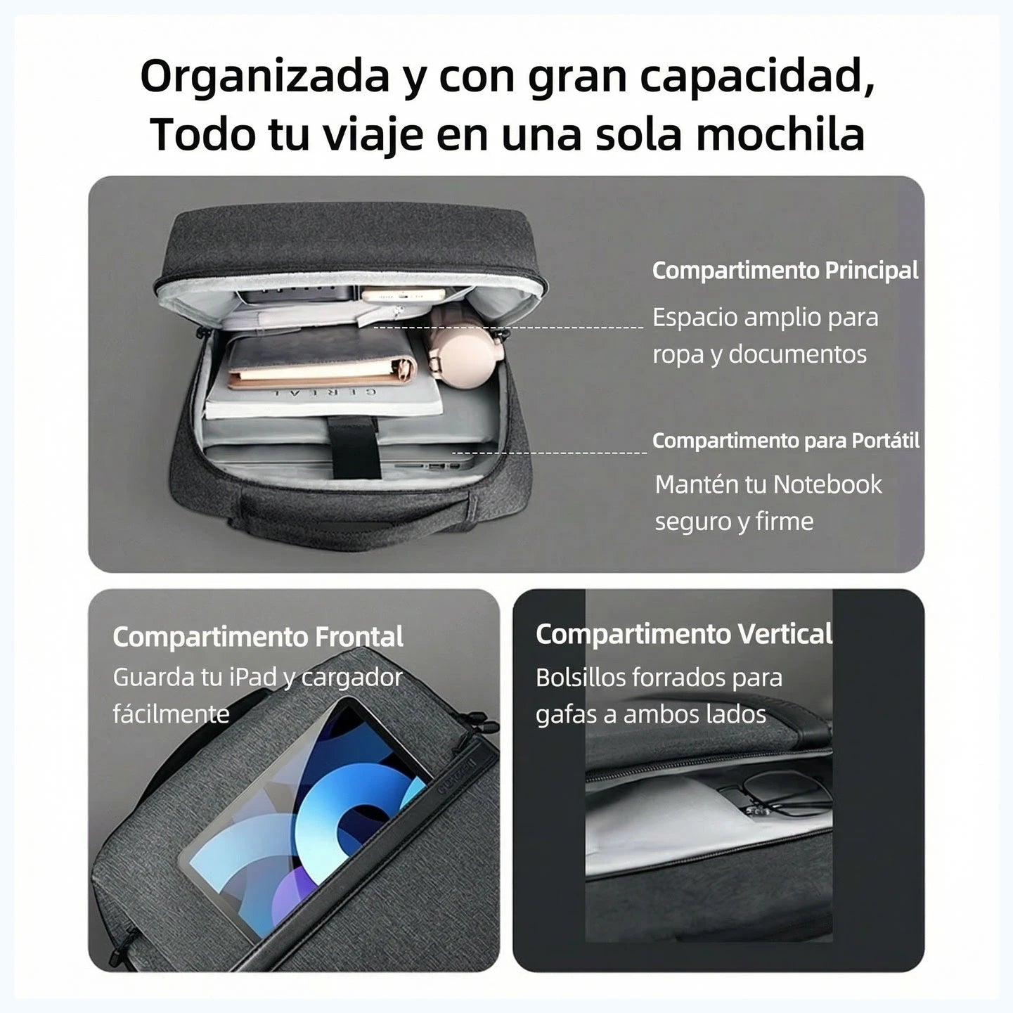 MOCHILA PARA LAPTOP 15.6 PULGADAS UGREEN B02 90798 - 7