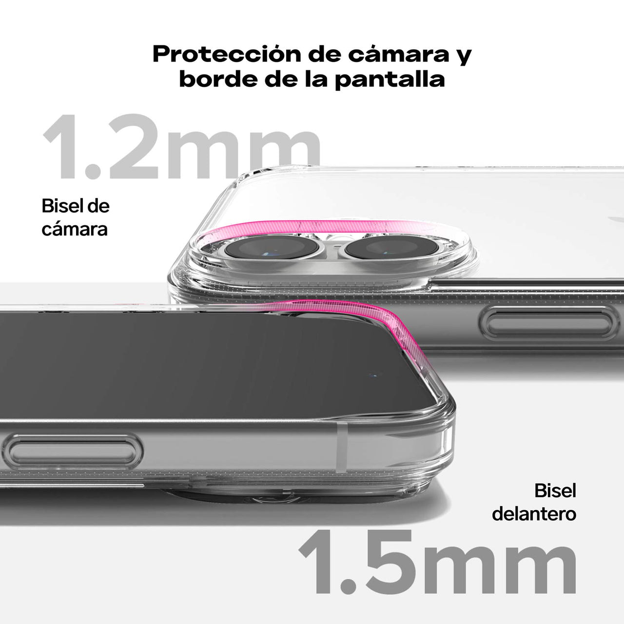 CASE RINGKE FUSION IPHONE 16 TRANSPARENTE - 4
