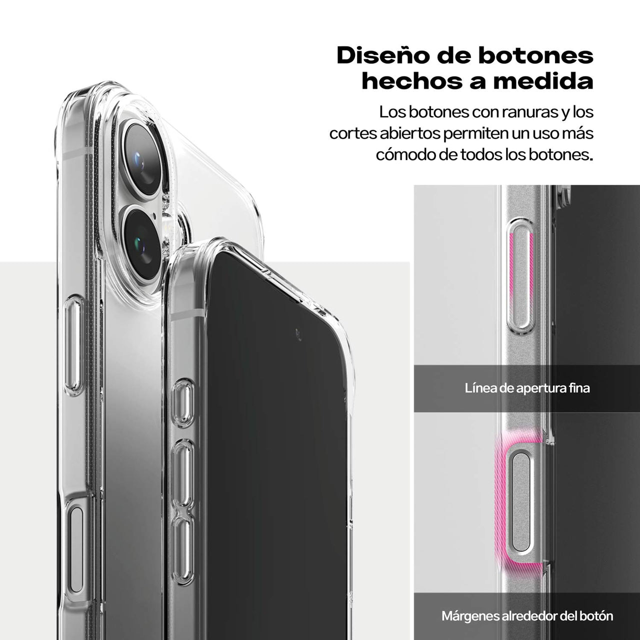CASE RINGKE FUSION IPHONE 16 TRANSPARENTE - 5