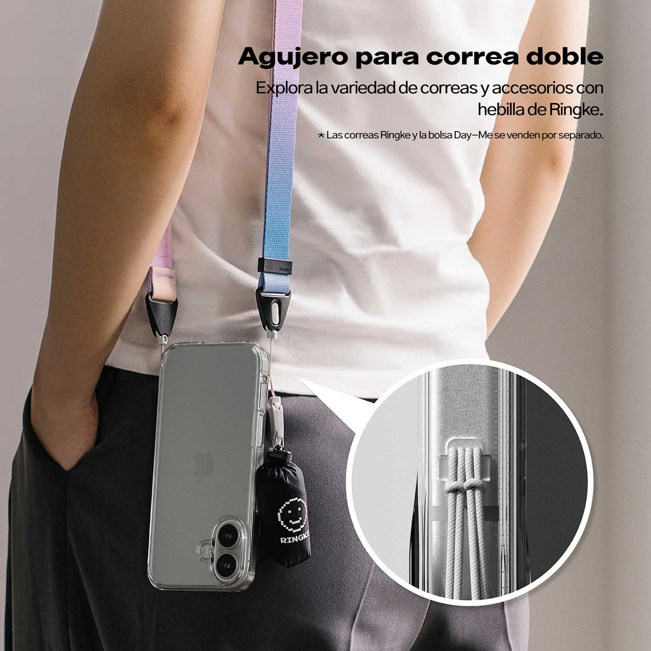 CASE RINGKE FUSION IPHONE 16 TRANSPARENTE - 6