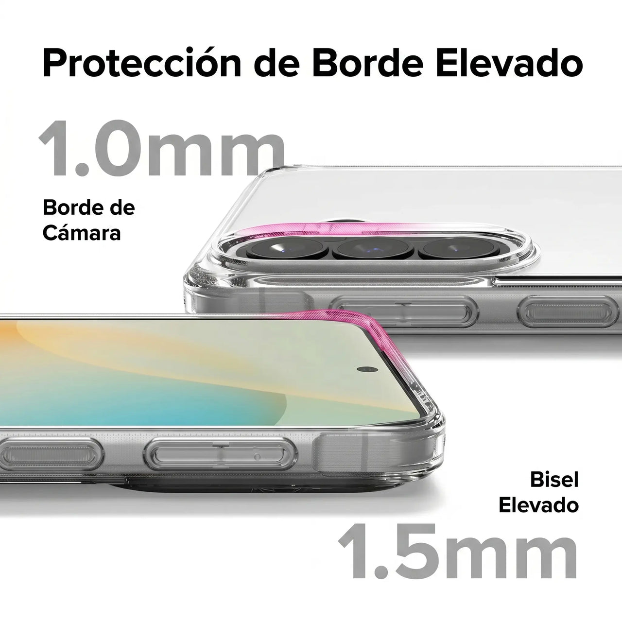 CASE RINGKE FUSION GALAXY A57 TRANSPARENTE - 5