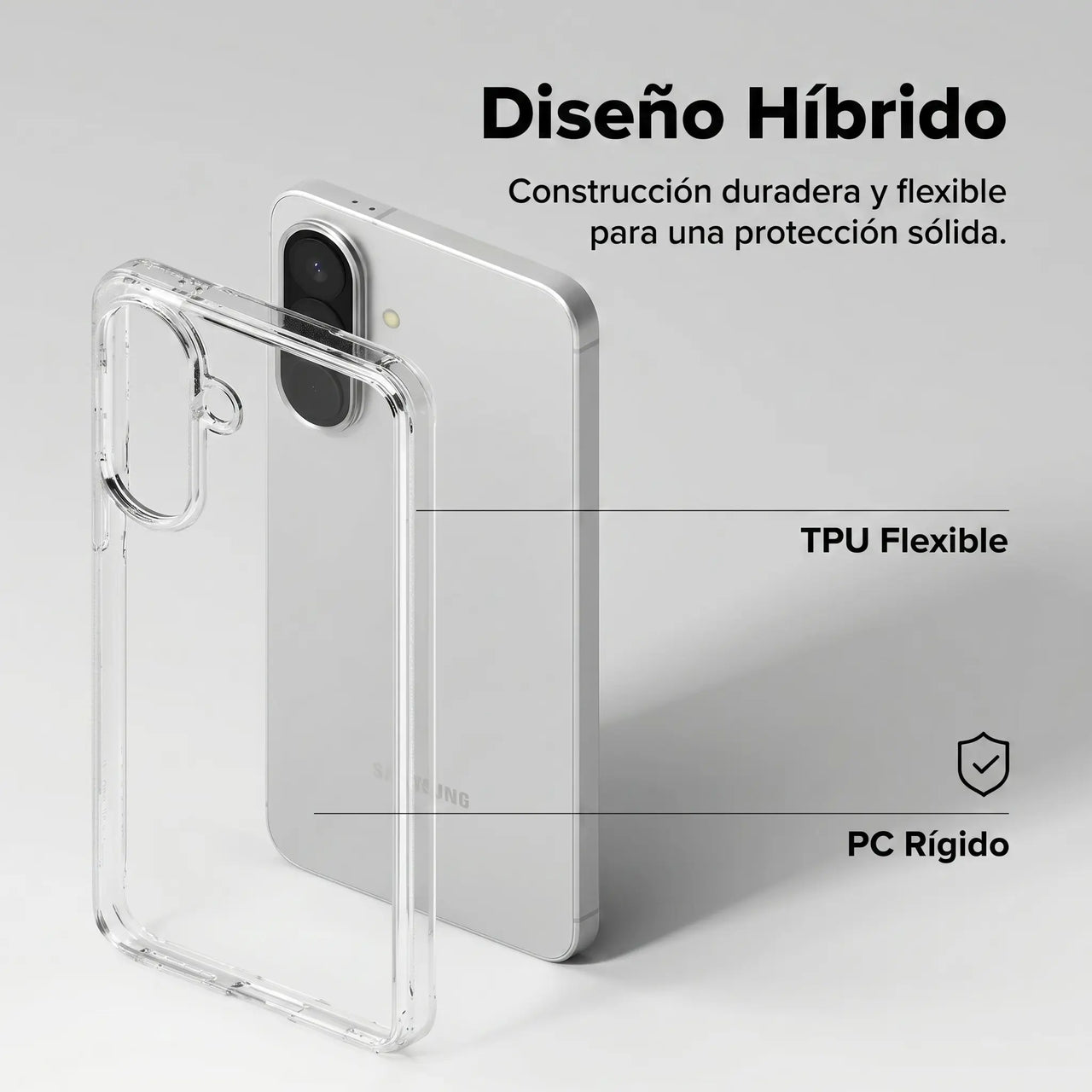 CASE RINGKE FUSION GALAXY A57 TRANSPARENTE - 6