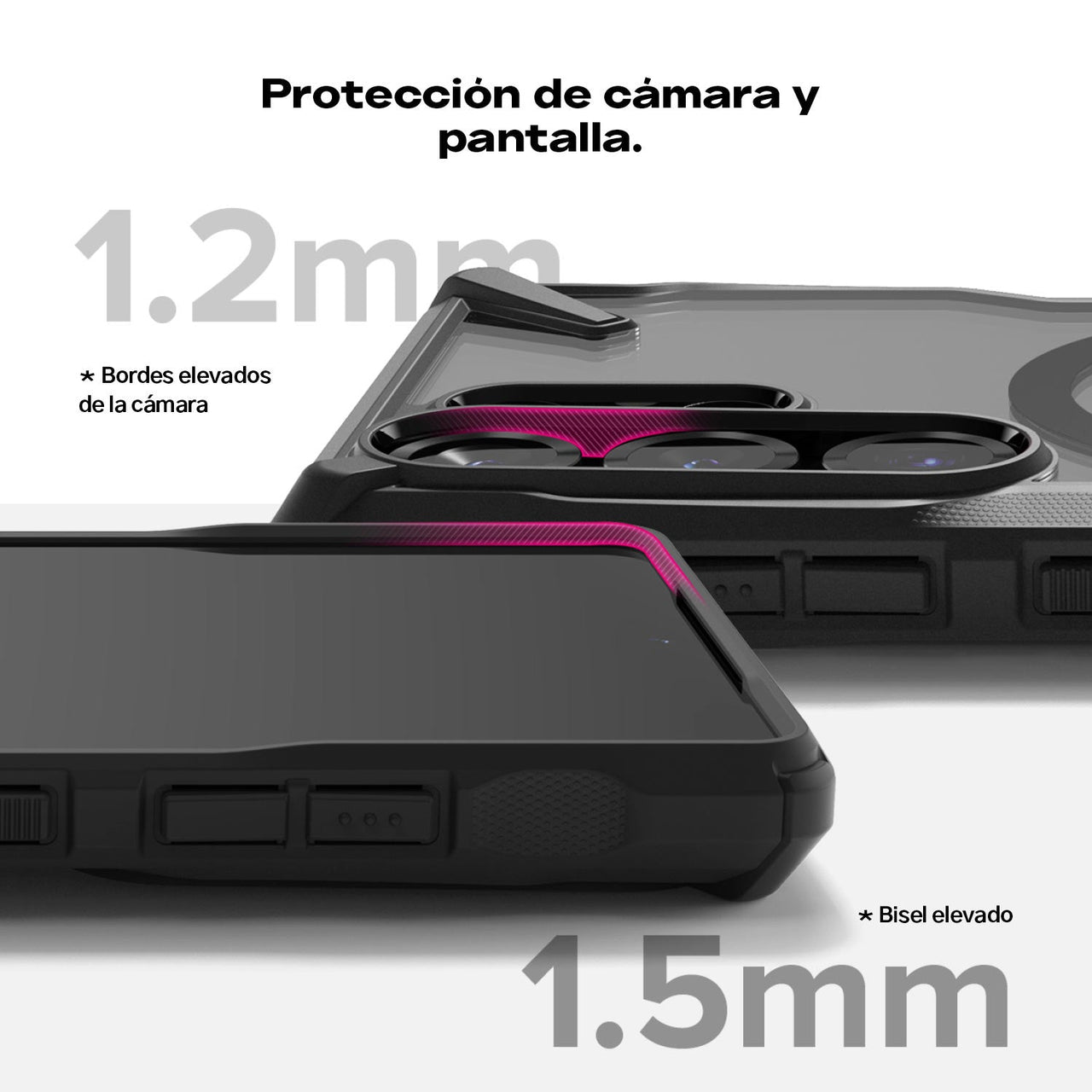 CASE RINGKE FUSION X GALAXY S25 ULTRA MAGSAFE NEGRO - 4