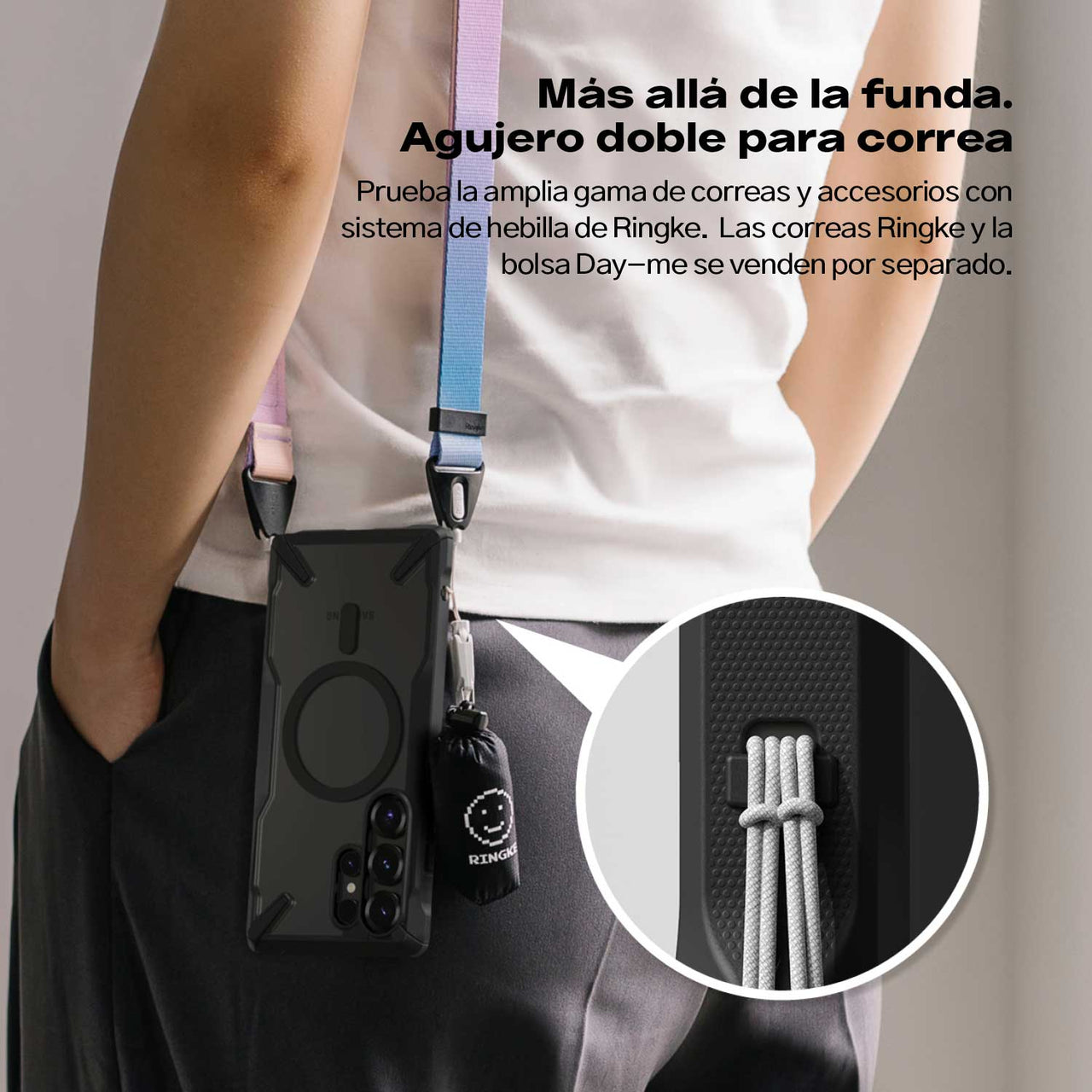 CASE RINGKE FUSION X GALAXY S25 ULTRA MAGSAFE NEGRO - 8