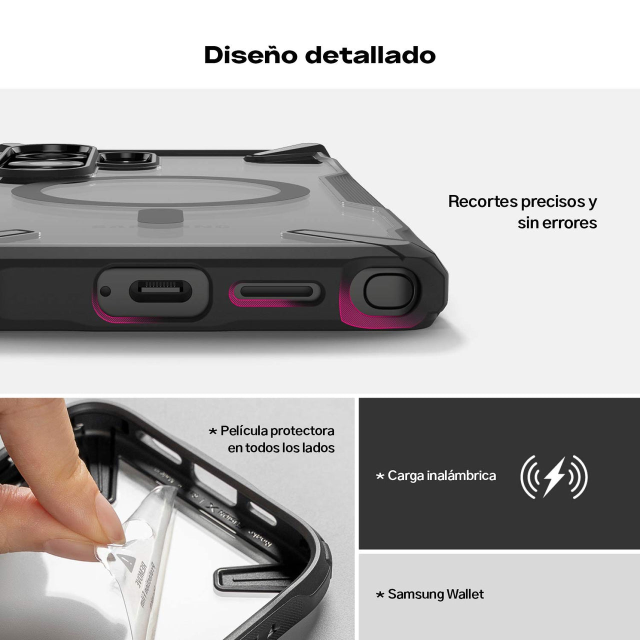 CASE RINGKE FUSION X GALAXY S25 ULTRA MAGSAFE NEGRO - 9