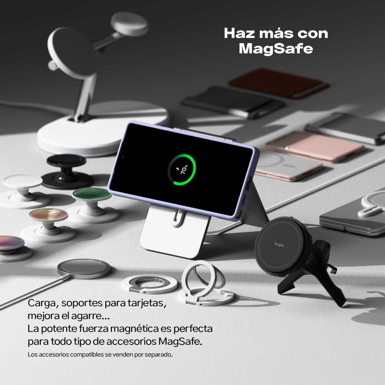 CASE RINGKE SILICONA GALAXY S25 ULTRA MAGSAFE LILA - 5