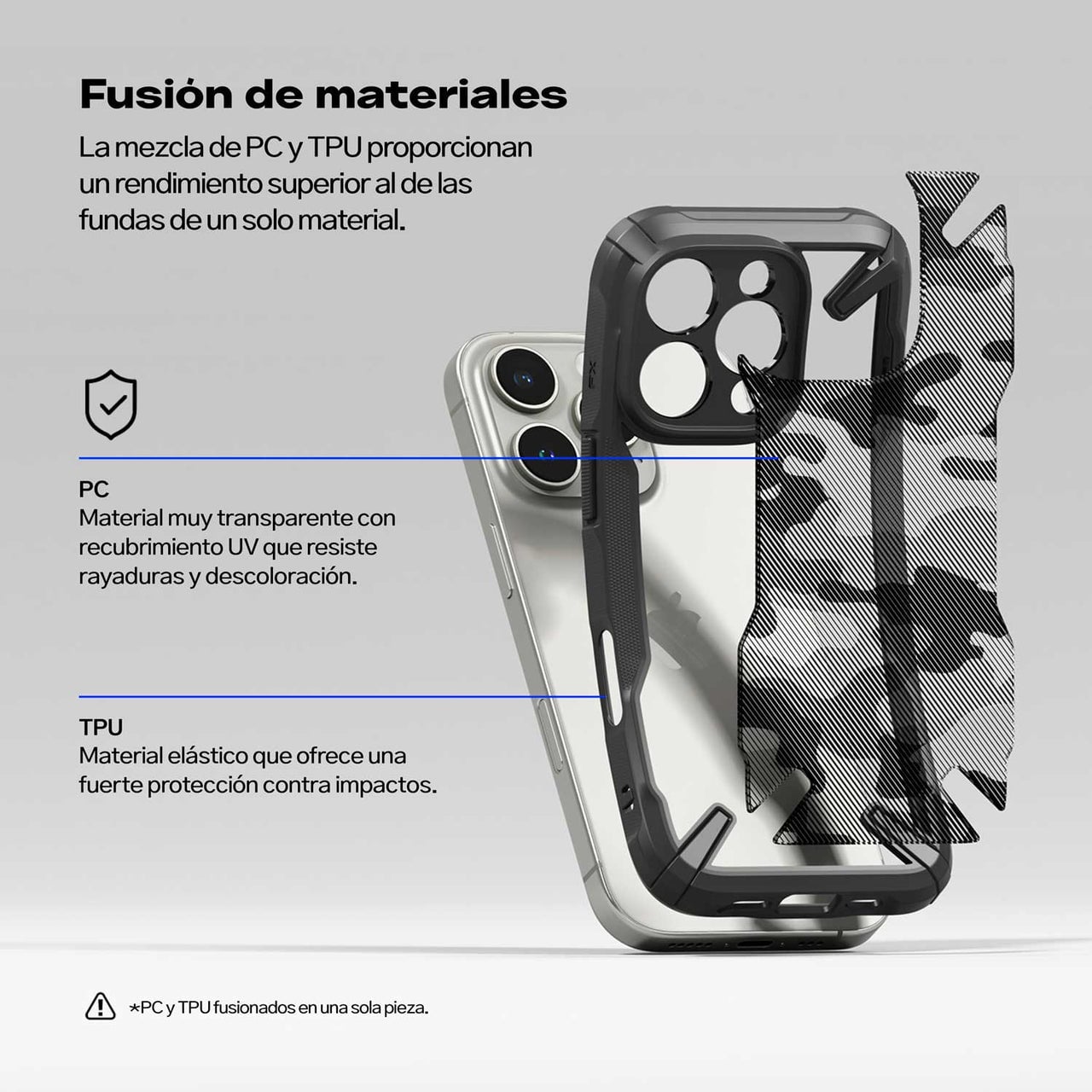 CASE RINGKE FUSION X DESIGN IPHONE 16 PRO MAX NEGRO - 2