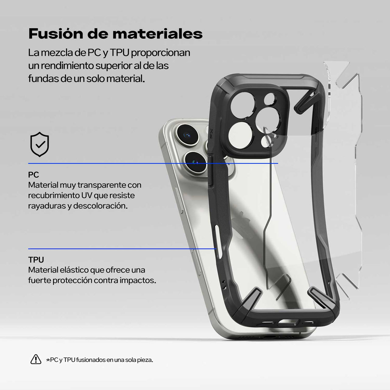 CASE RINGKE FUSION X IPHONE 16 PRO MAX NEGRO - 2