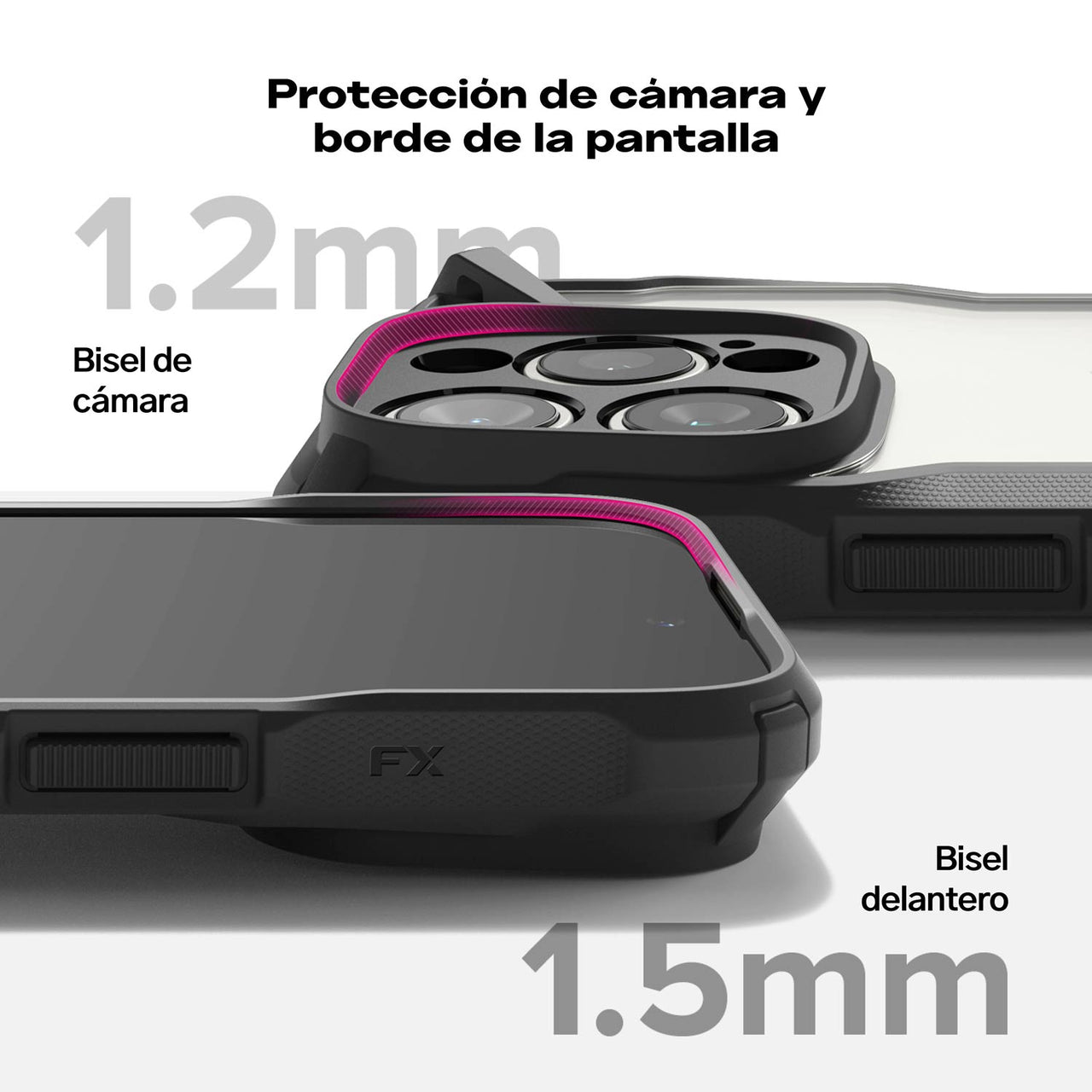 CASE RINGKE FUSION X IPHONE 16 PRO MAX NEGRO - 4