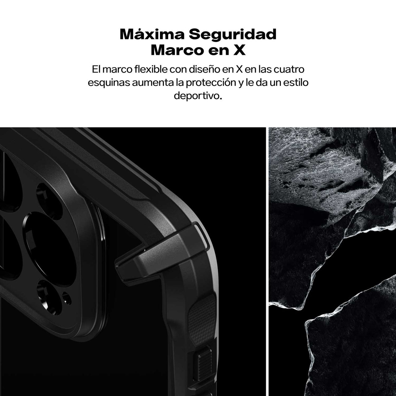CASE RINGKE FUSION X IPHONE 16 PRO MAX NEGRO - 6