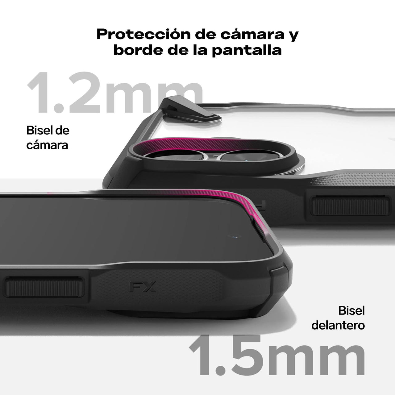 CASE RINGKE FUSION X IPHONE 16 NEGRO - 4