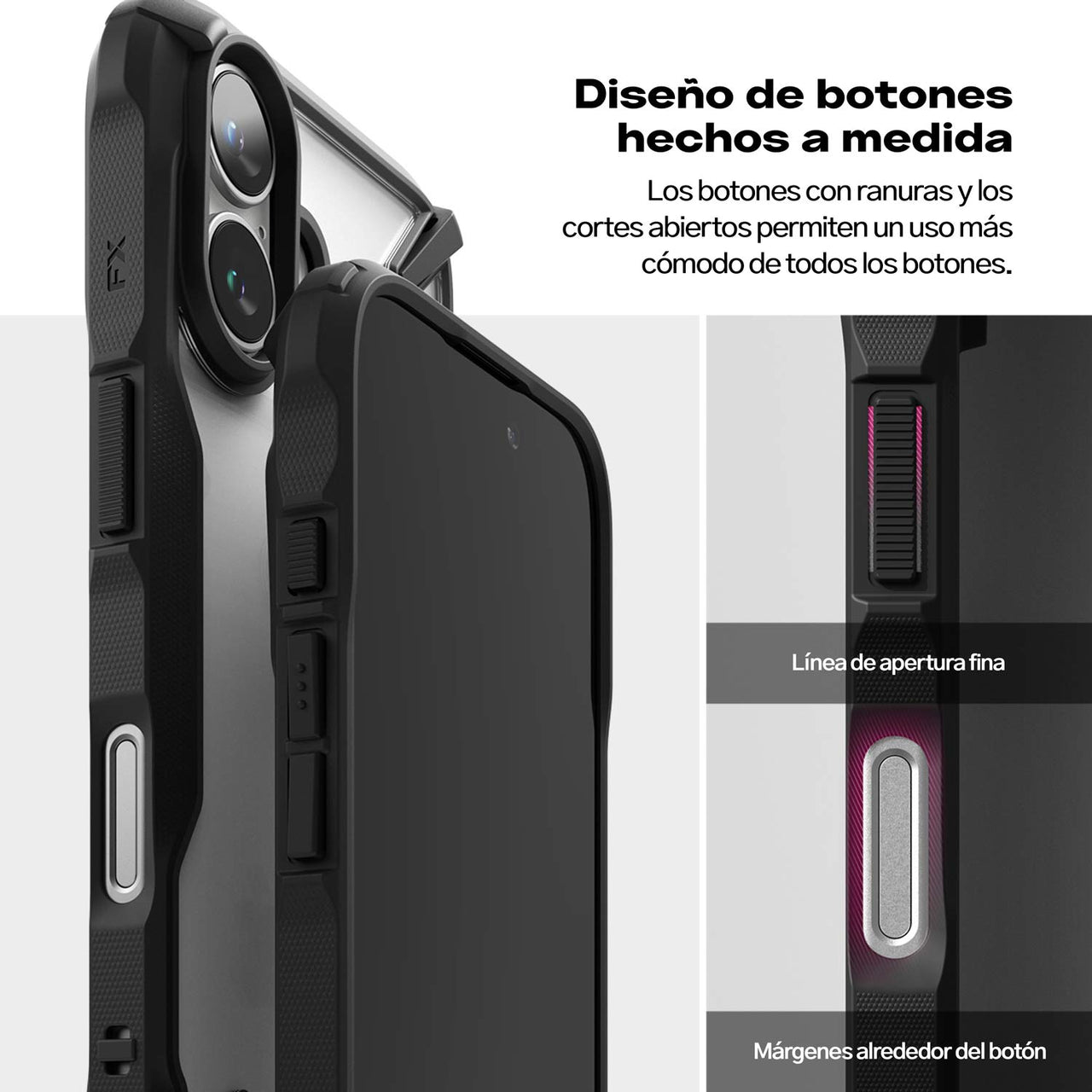 CASE RINGKE FUSION X IPHONE 16 NEGRO - 5