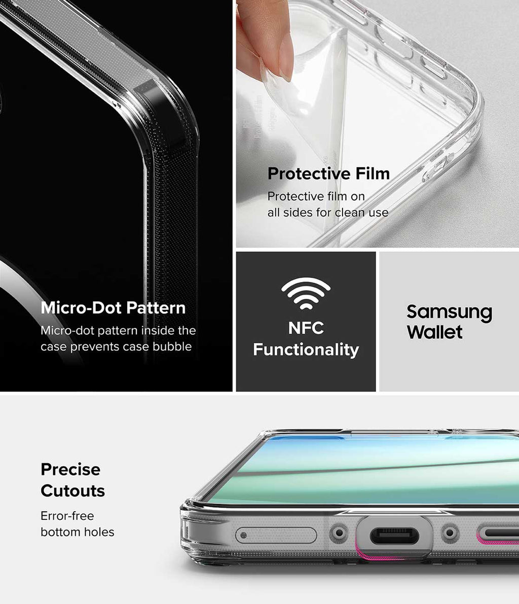 CASE RINGKE FUSION GALAXY A56 5G / A36 5G MAGSAFE TRANSPARENTE - 8