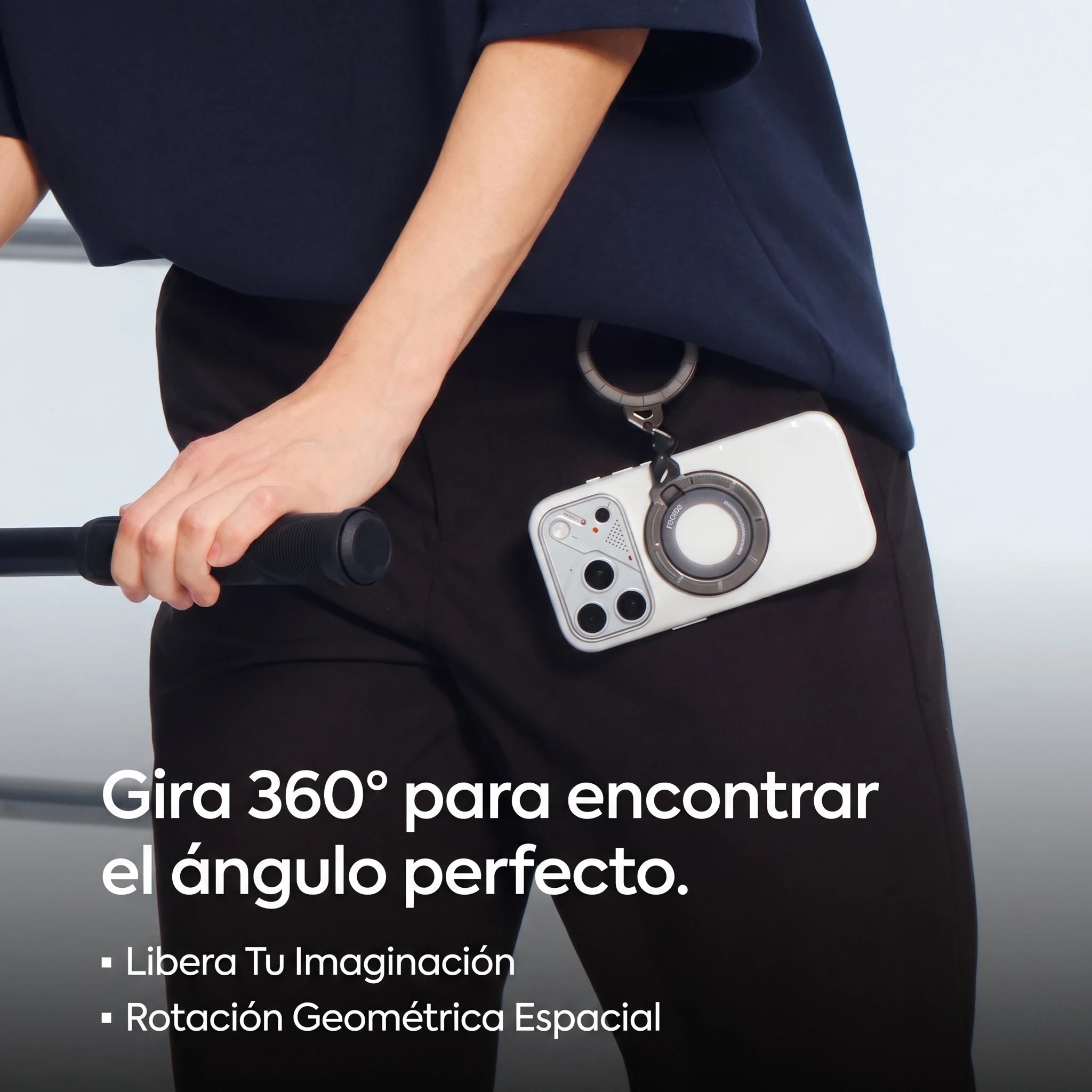 AULUMU G09 GHOST SOPORTE MAGSAFE 360° YELLOW - 5