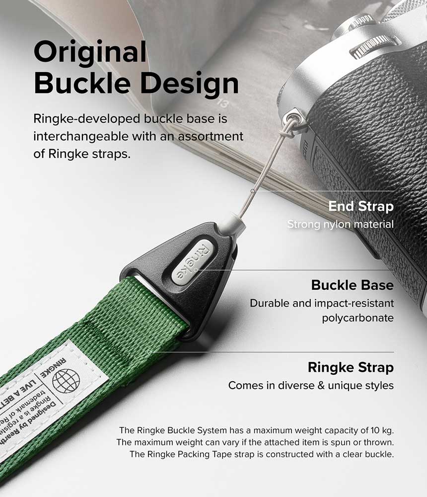 CORREA DE HOMBRO RINGKE DESIGN SHOULDER STRAP VERDE FOREST - 3