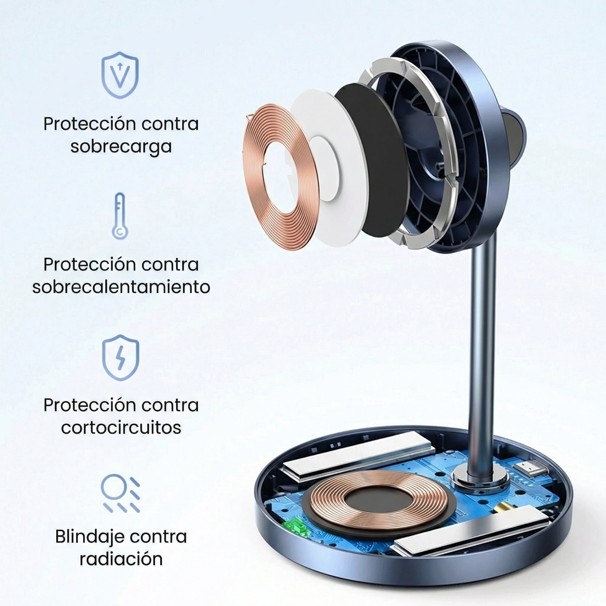 CARGADOR INALÁMBRICO 2 EN 1 UGREEN 90668 - 9