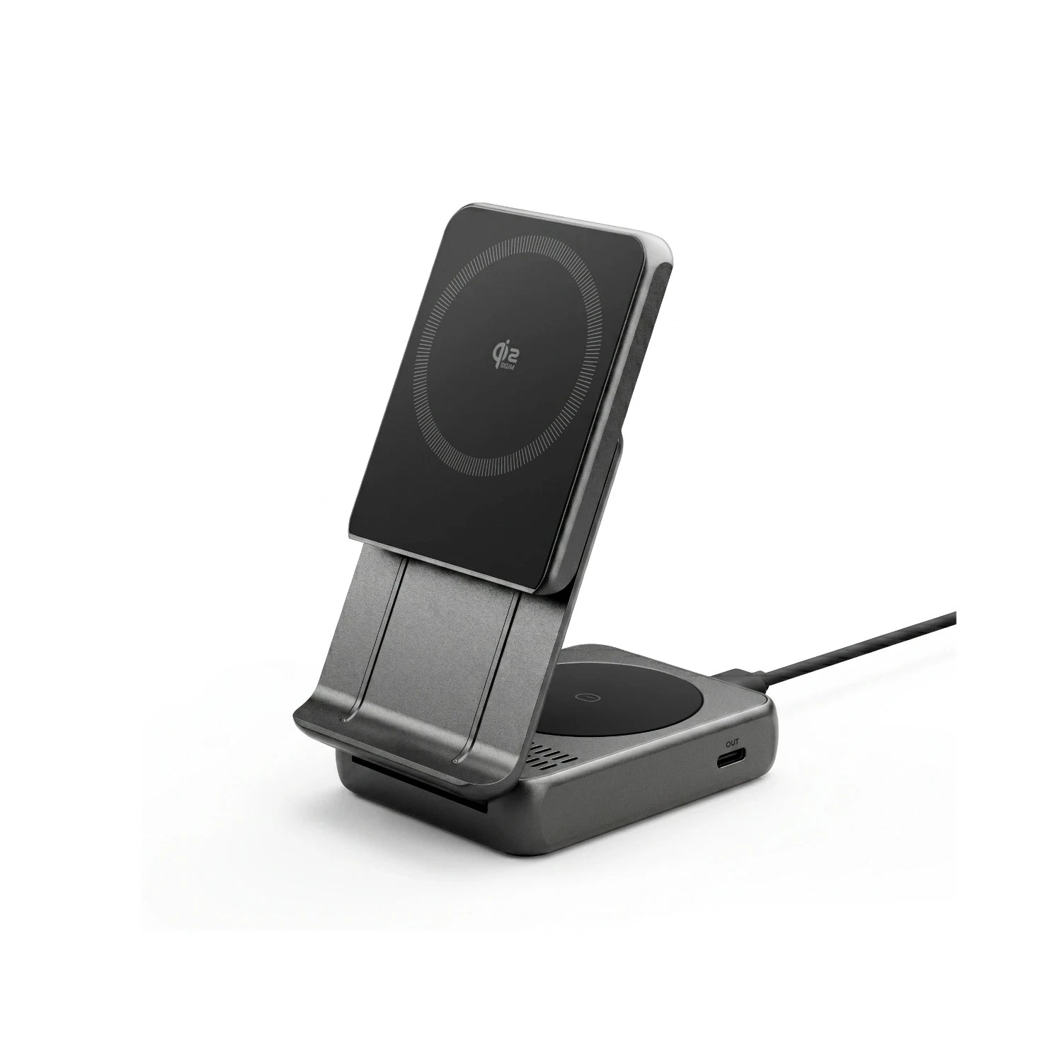 SPIGEN CARGADOR INALÁMBRICO MAGNÉTICO 2 EN 1 QI2.2 25W - 1