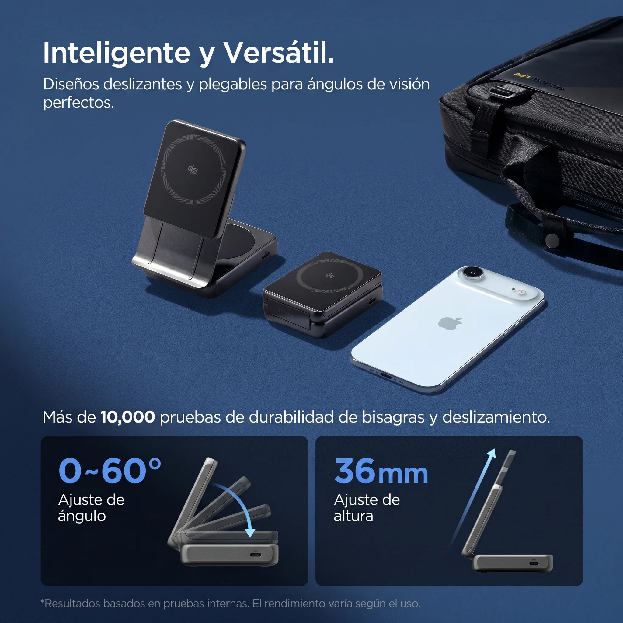 SPIGEN CARGADOR INALÁMBRICO MAGNÉTICO 2 EN 1 QI2.2 25W - 4