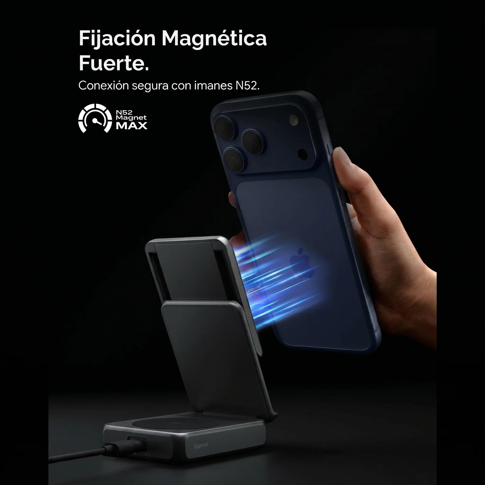 SPIGEN CARGADOR INALÁMBRICO MAGNÉTICO 2 EN 1 QI2.2 25W - 5