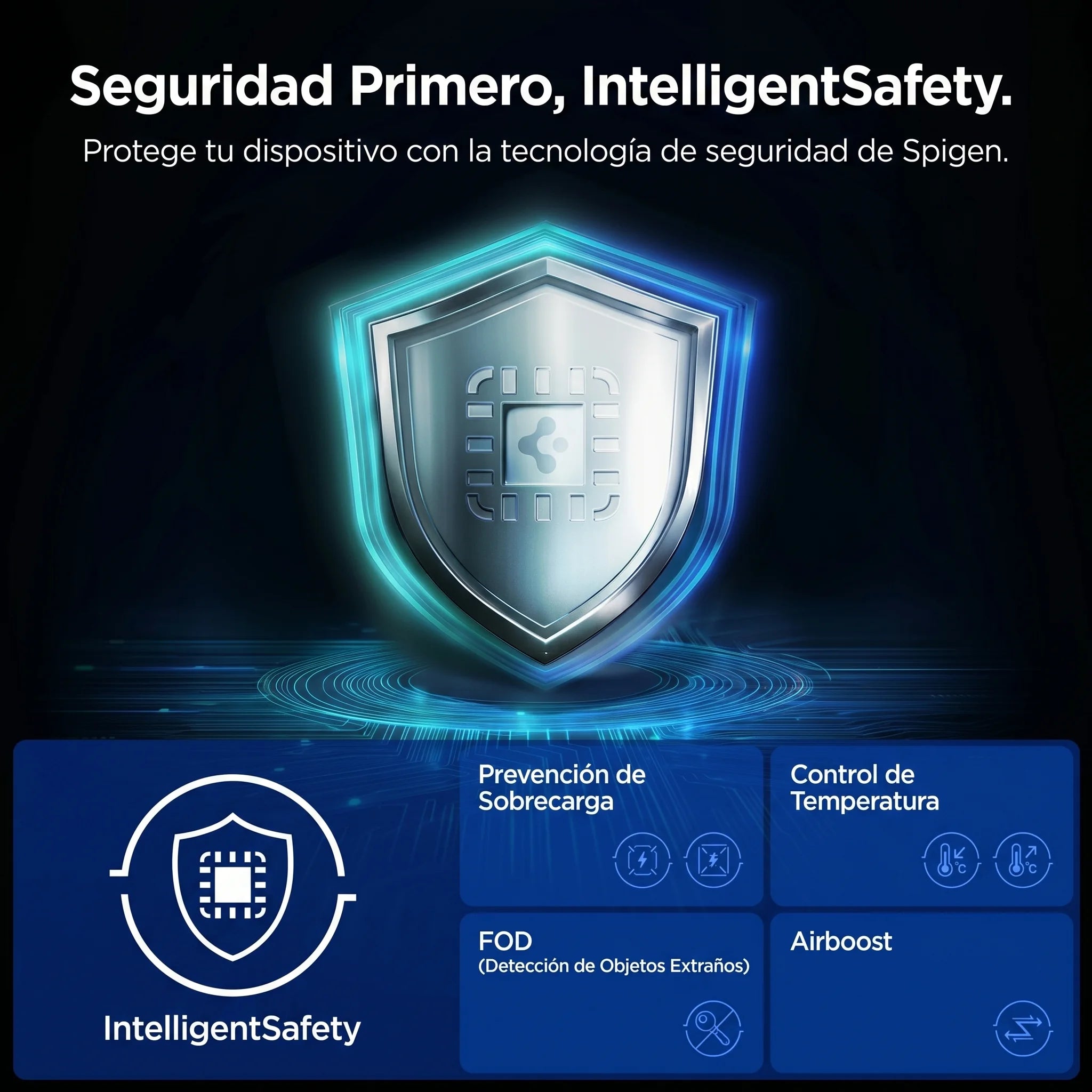 SPIGEN CARGADOR INALÁMBRICO MAGNÉTICO 2 EN 1 QI2.2 25W - 7