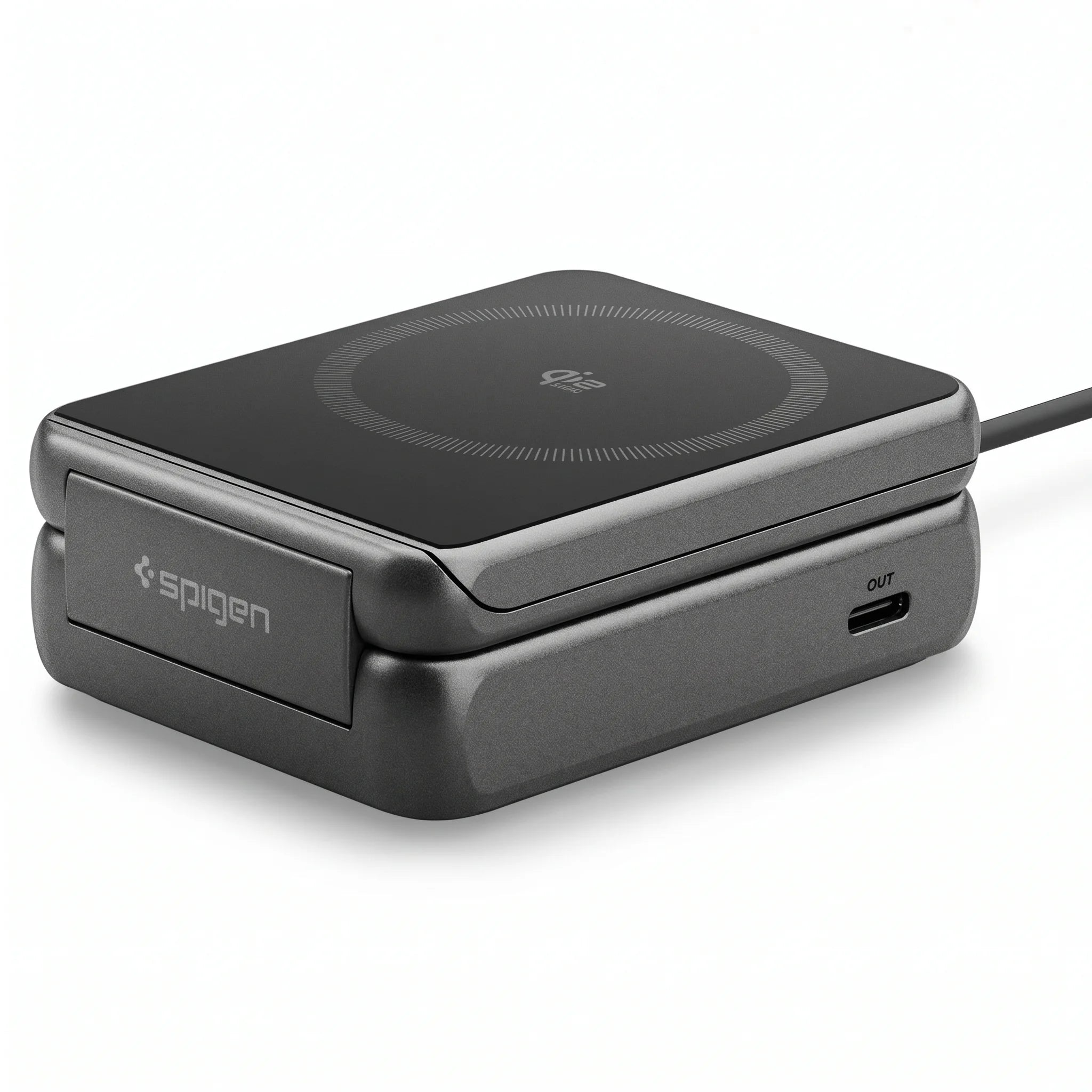 SPIGEN CARGADOR INALÁMBRICO MAGNÉTICO 2 EN 1 QI2.2 25W - 9