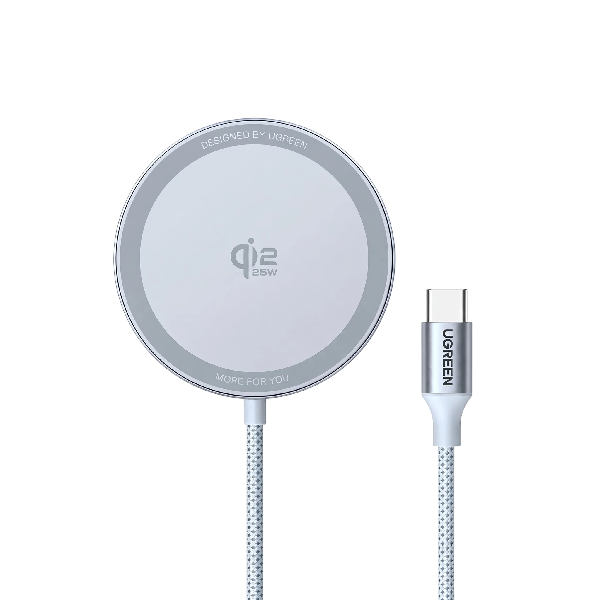 MAGFLOW USB C 25W MAGNETIC WIRELESS CHARGER UGREEN - 1