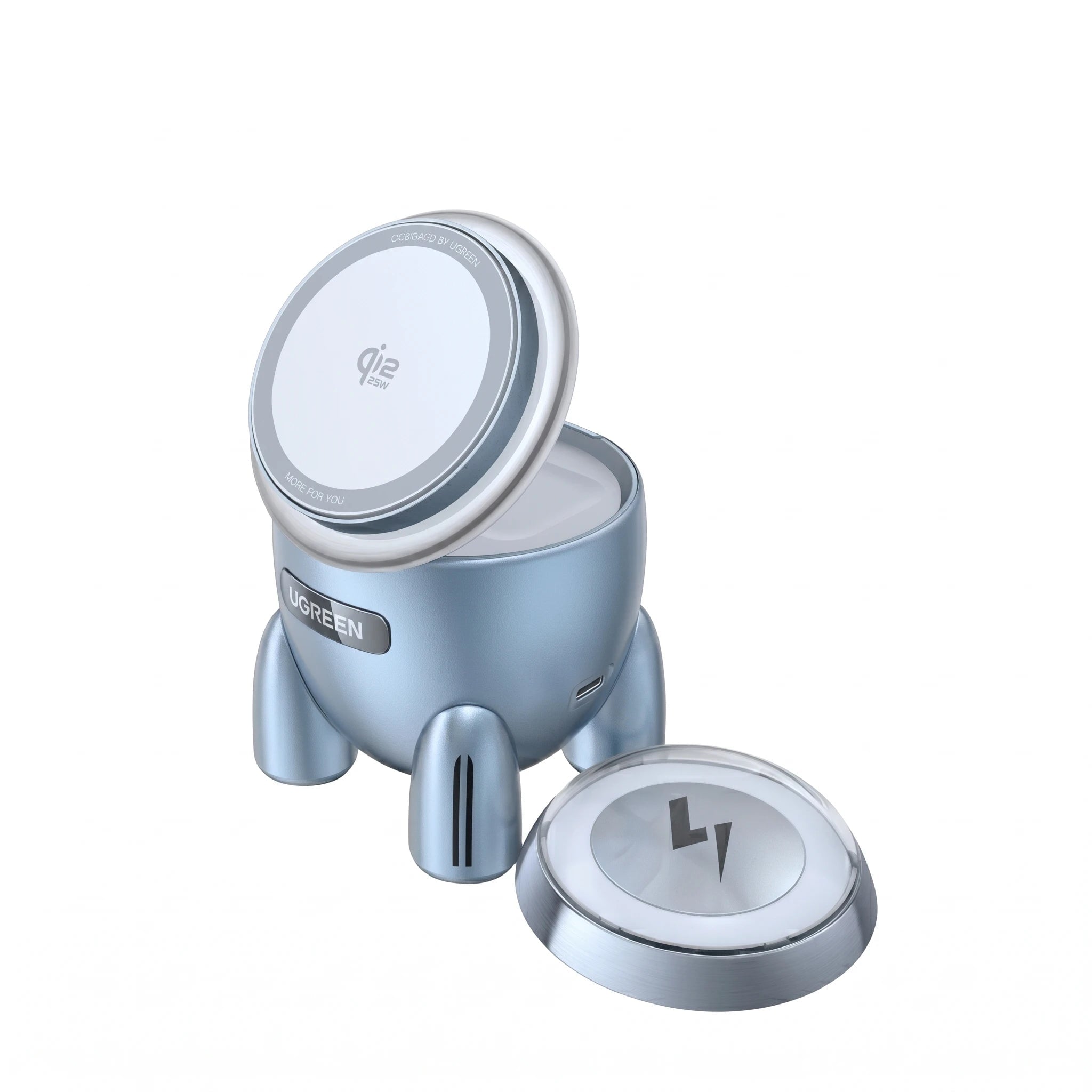 UGREEN UNO ROCKET SHAPE WIRELESS CHARGER 25W - 1