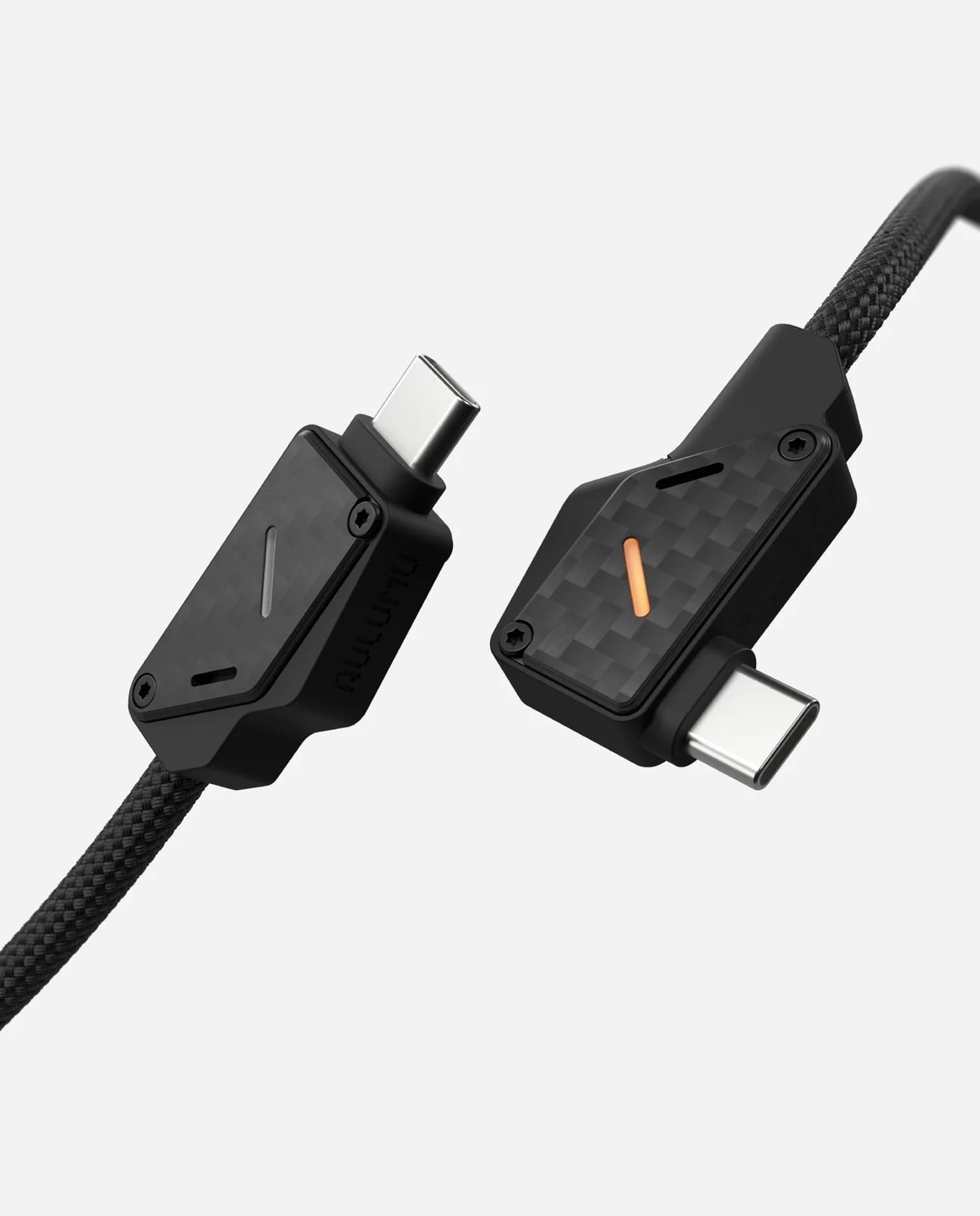 CARGADOR AULUMU CARGA RÁPIDA 240W TRENZADO NYLON CARBON FIBER TIPO C A C - 1