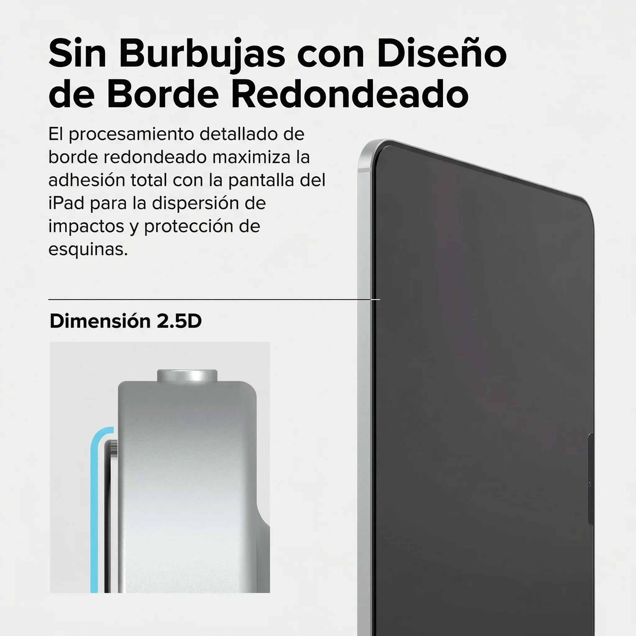 PROTECTOR DE PANTALLA RINGKE ID GLASS IPAD PRO 11' M5 M4 2025 2024 - 5