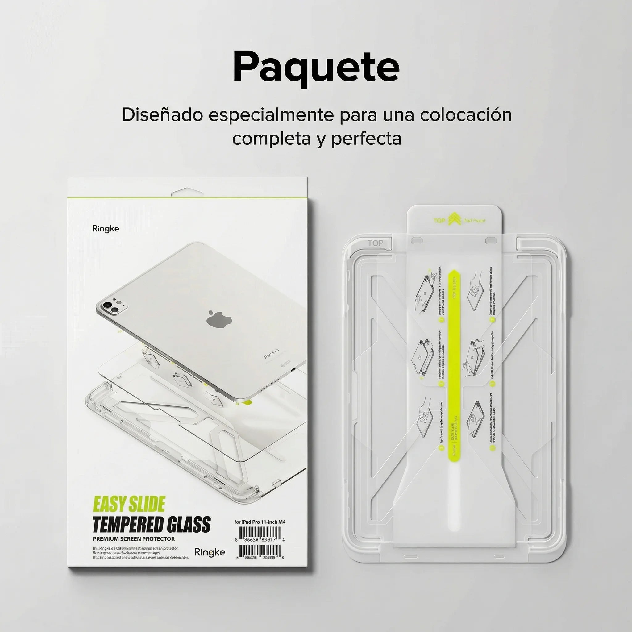 PROTECTOR DE PANTALLA RINGKE ID GLASS IPAD PRO 11' M5 M4 2025 2024 - 8