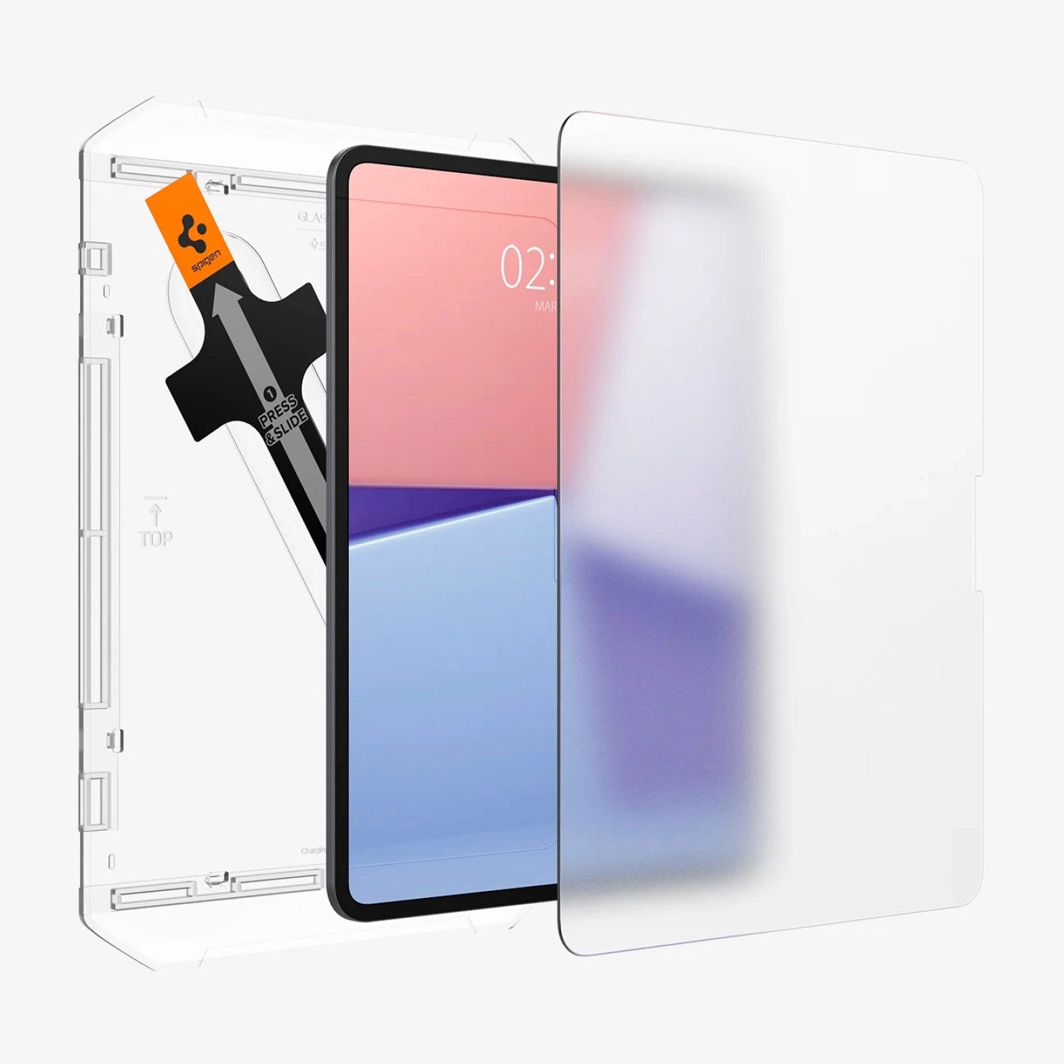 PROTECTOR DE PANTALLA VIDRIO SPIGEN PAPER TOUCH EZ FIT IPAD AIR 13' M3 2025 / M2 2024 - 6