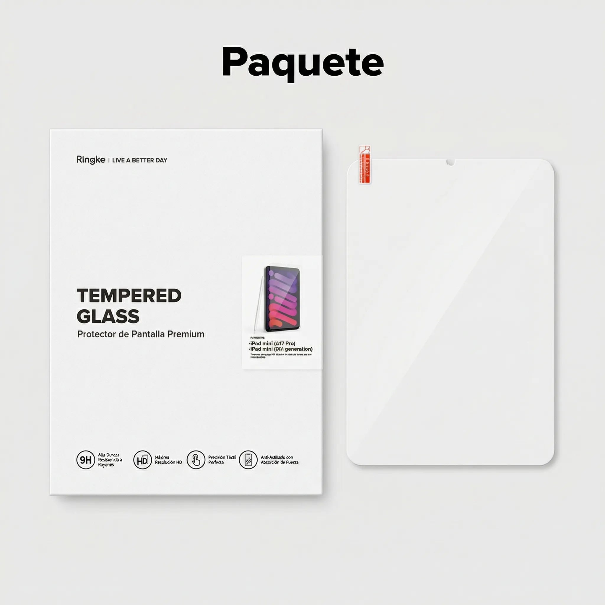 PROTECTOR DE PANTALLA RINGKE EASY SLIDE IPAD MINI 7 8.3' 7TH Y 6TH GENERATION - 8