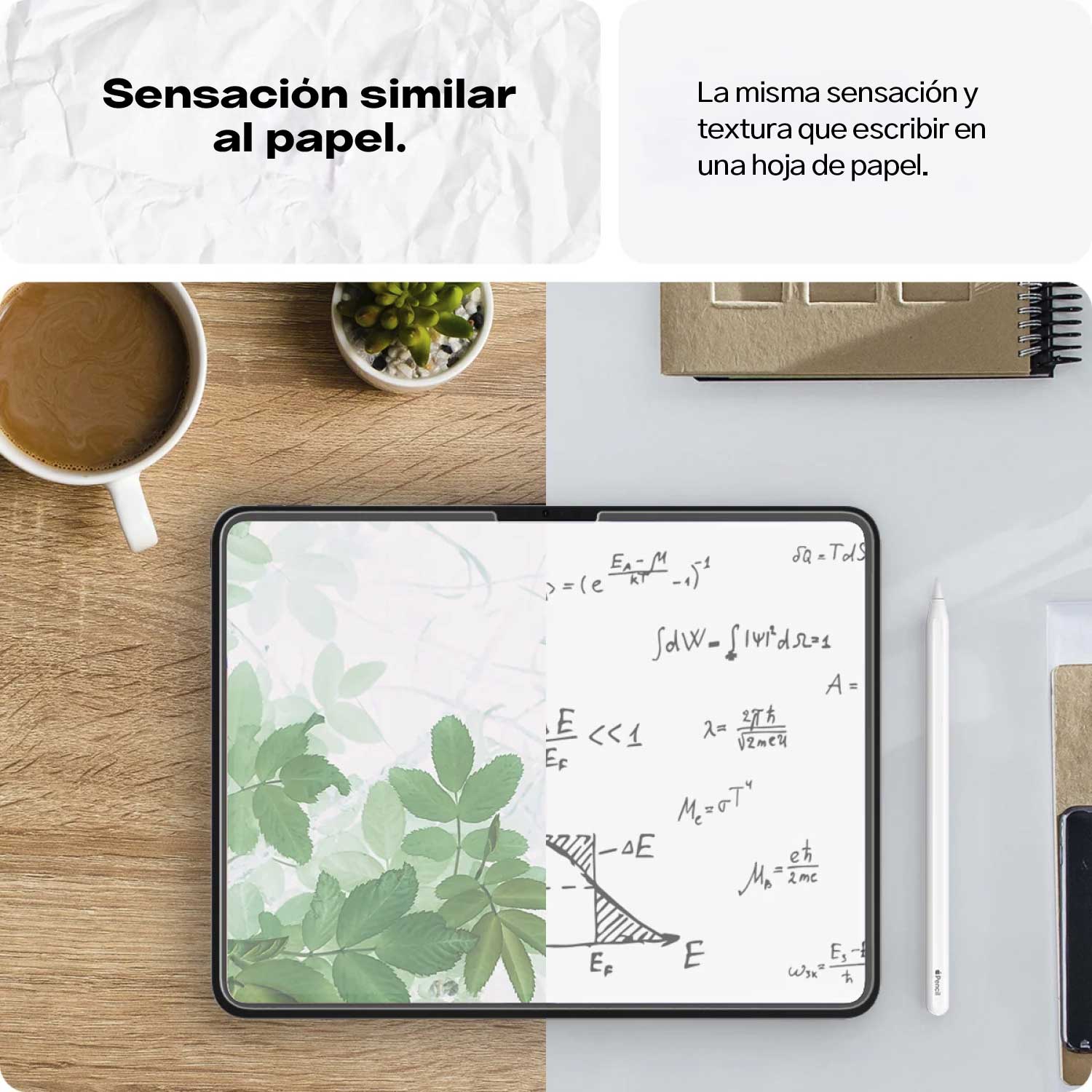 PROTECTOR DE PANTALLA VIDRIO SPIGEN PAPER TOUCH EZ FIT IPAD PRO 13' M4 / M5 2024 2025 - 2