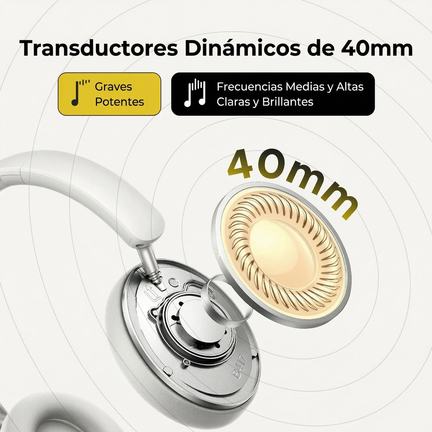 AUDÍFONOS UGREEN STUDIO MAX2 — 80H 45018 - 5