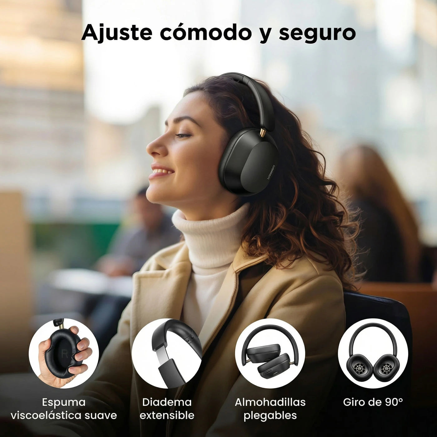 AUDÍFONOS UGREEN HITUNE MAX5C WHITE - 8