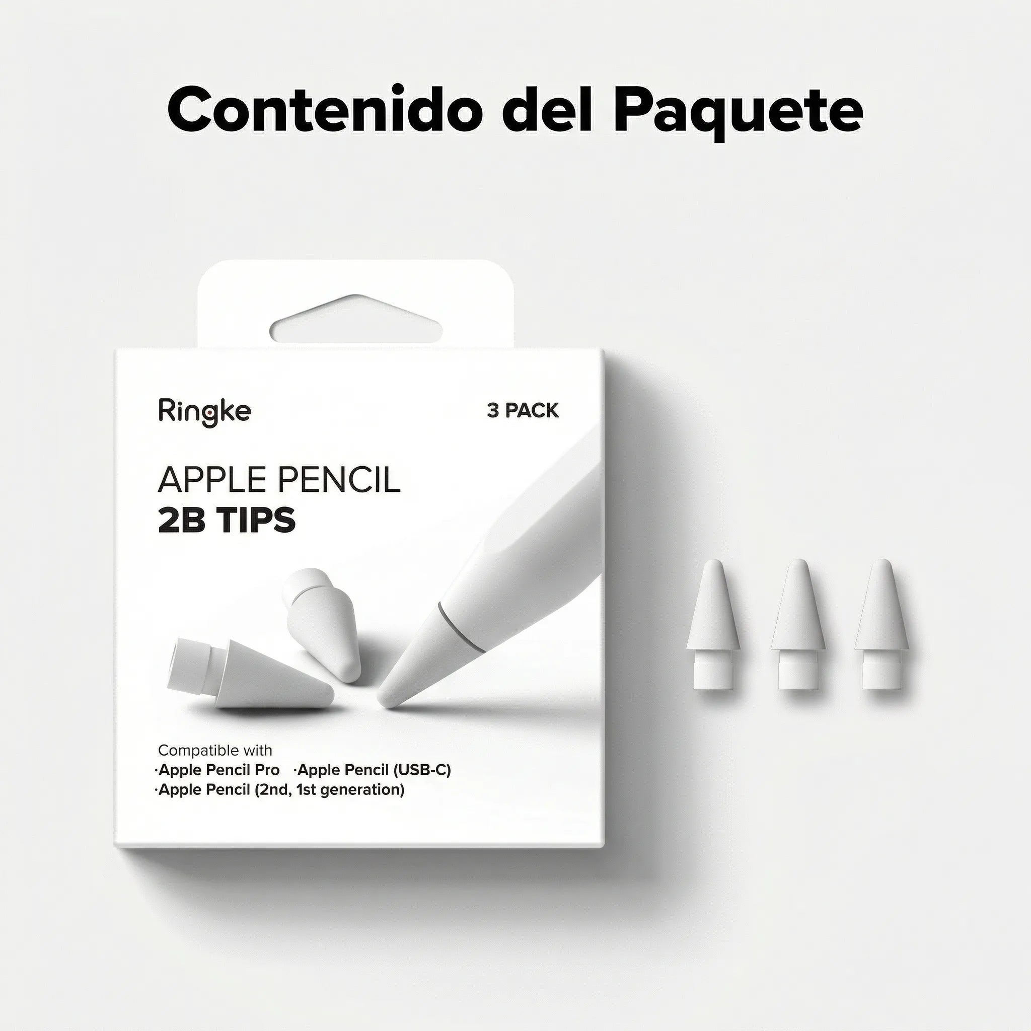 PUNTAS DE REPUESTO RINGKE 2B TIP APPLE PENCIL 3 UND - 8