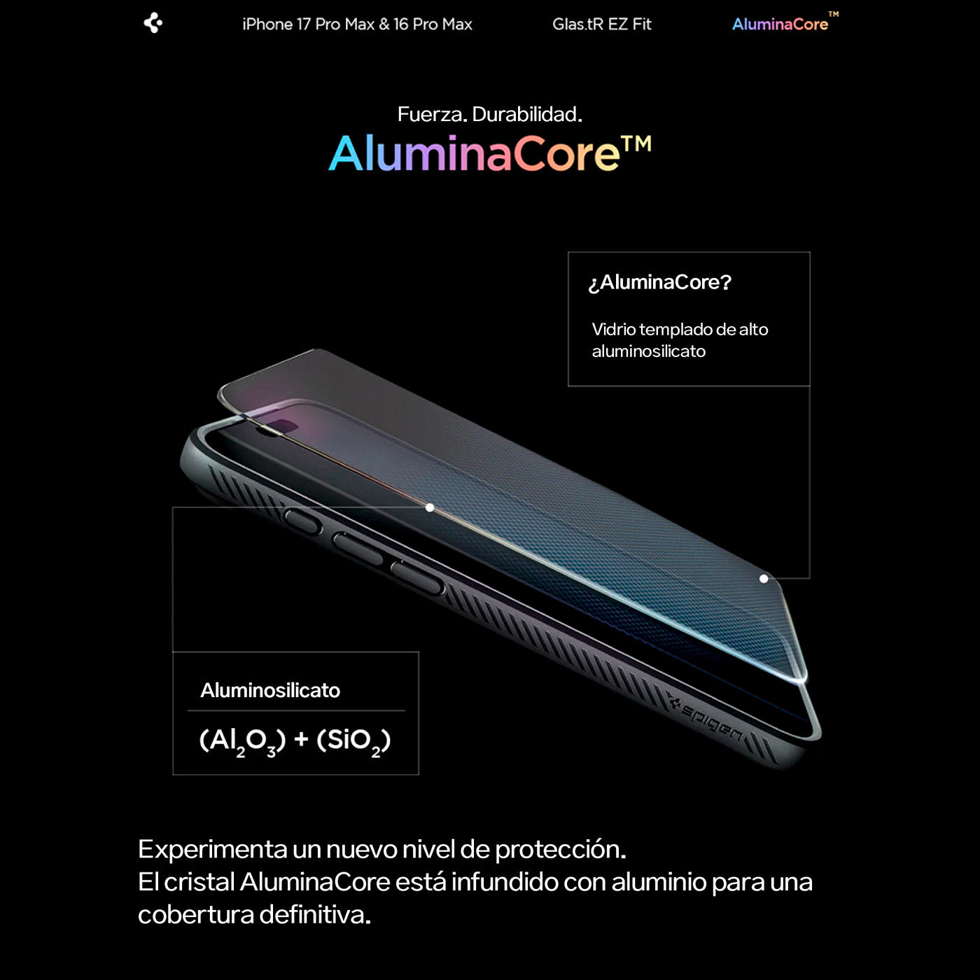 PROTECTOR DE PANTALLA SPIGEN EZ FIT GLAS.TR S.P. IPHONE 17 PRO / 17 / 16 PRO 2 UND - 2