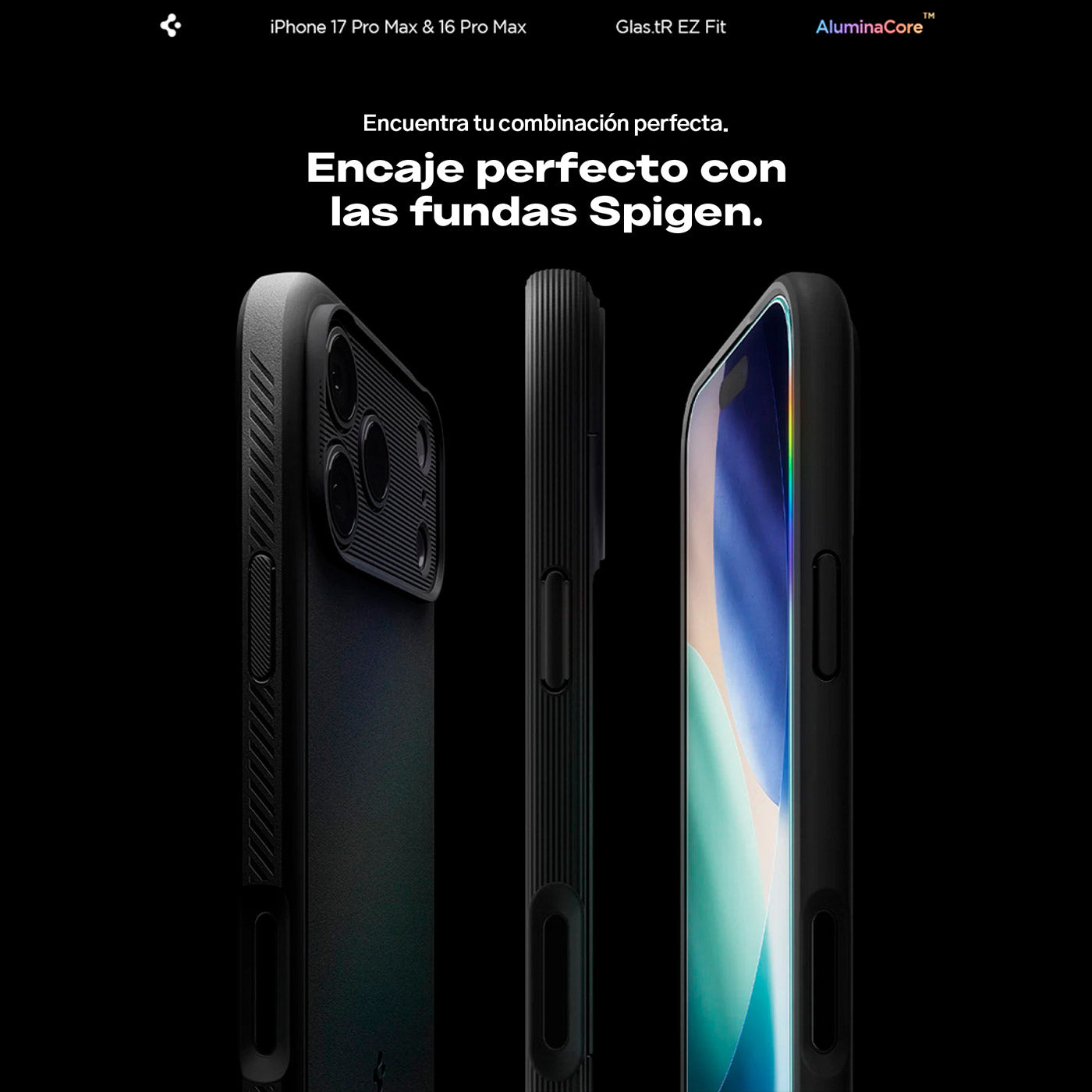 PROTECTOR DE PANTALLA SPIGEN EZ FIT GLAS.TR S.P. IPHONE 17 PRO / 17 / 16 PRO 2 UND - 8