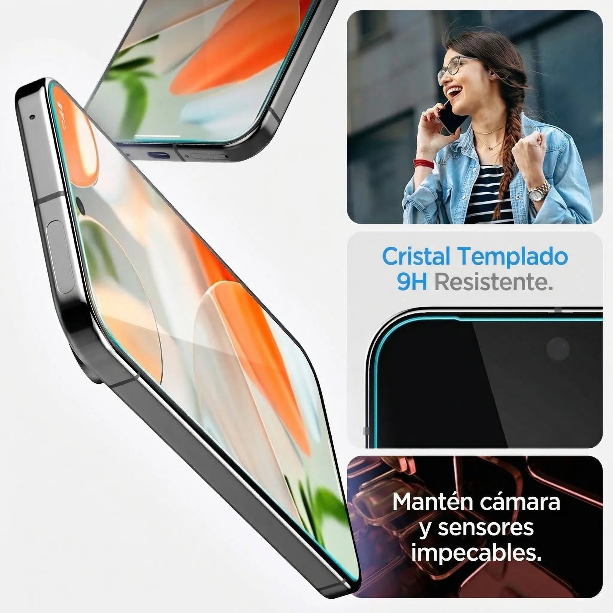 PROTECTOR DE PANTALLA SPIGEN EZ FIT GLAS.TR PIXEL 10 / 10 PRO / 9 / 9 PRO 2 UND - 5