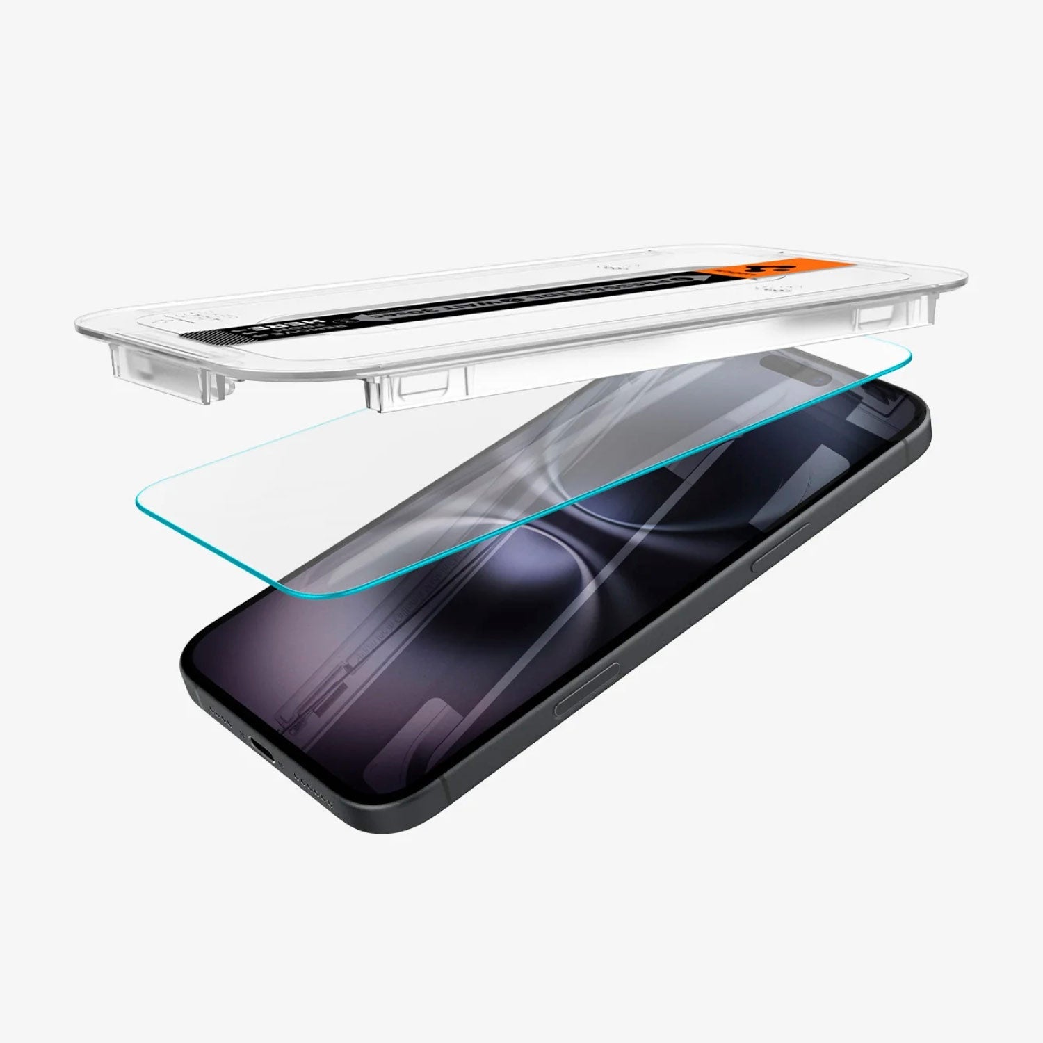 SPIGEN GLAS.TR EZ FIT PROTECTOR DE PANTALLA PARA IPHONE 16 PLUS / 15 PLUS 2 UND - 2