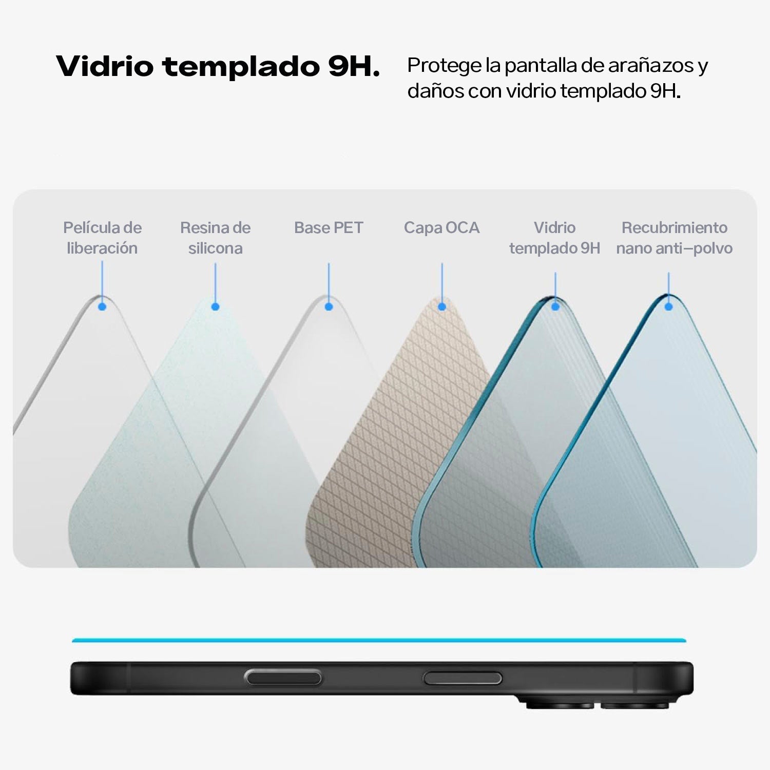 SPIGEN GLAS.TR EZ FIT PROTECTOR DE PANTALLA PARA IPHONE 16 PLUS / 15 PLUS 2 UND - 6