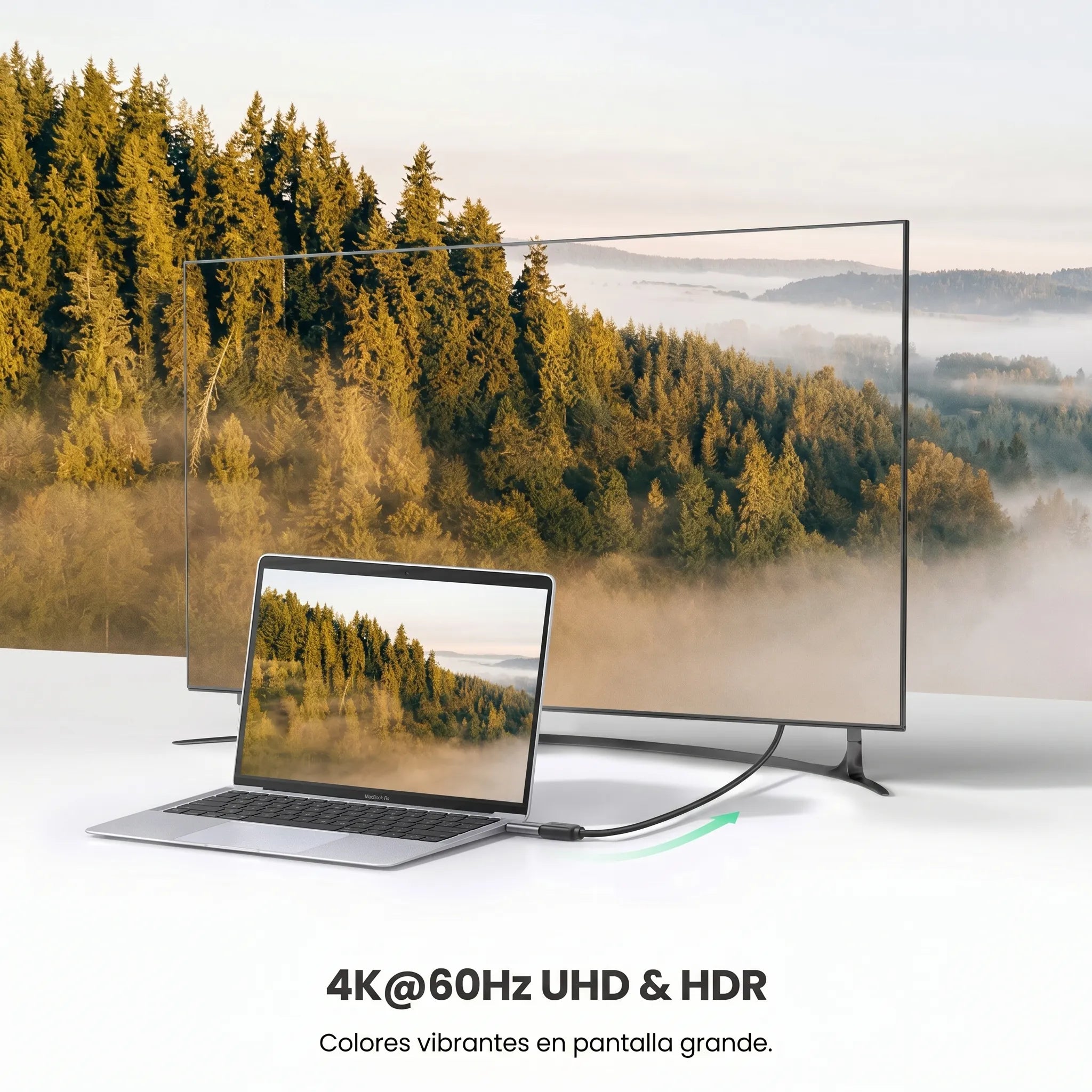UGREEN ADAPTADOR USB C A HDMI 4K 60HZ US320 PARA MONITOR Y TV - 3