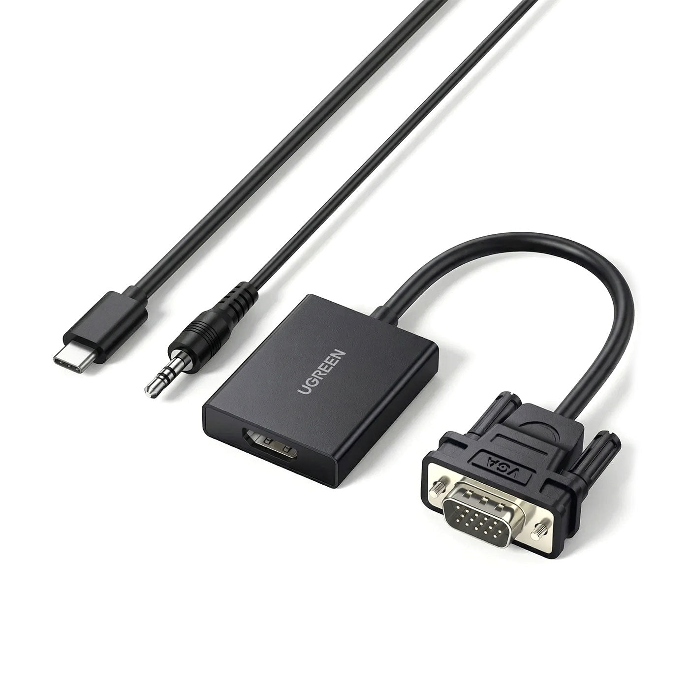 ADAPTADOR UGREEN VGA MACHO A HDMI HEMBRA - 2